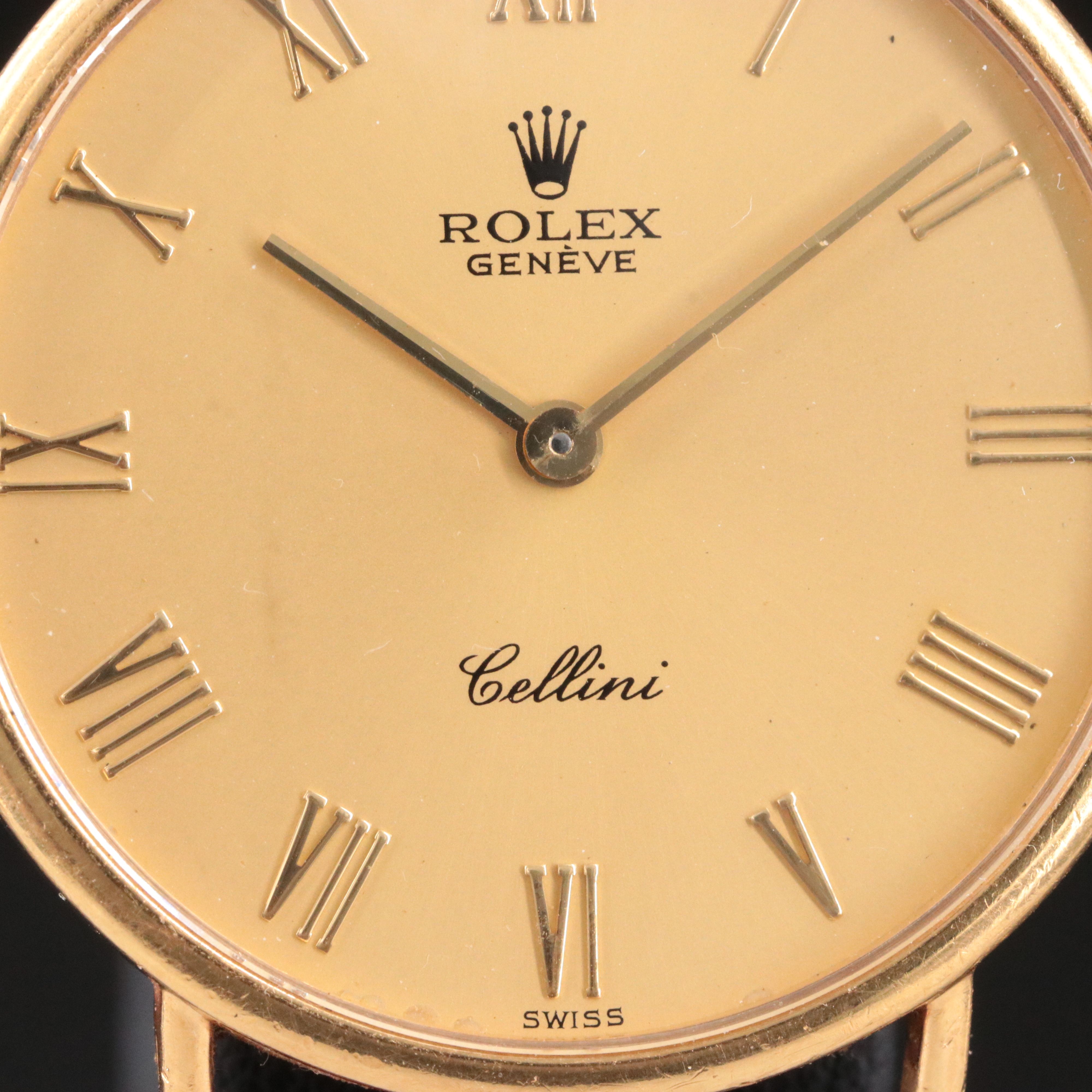 1987 - 1988 Rolex Cellini 18K Stem Wind Watch Ref. 5112