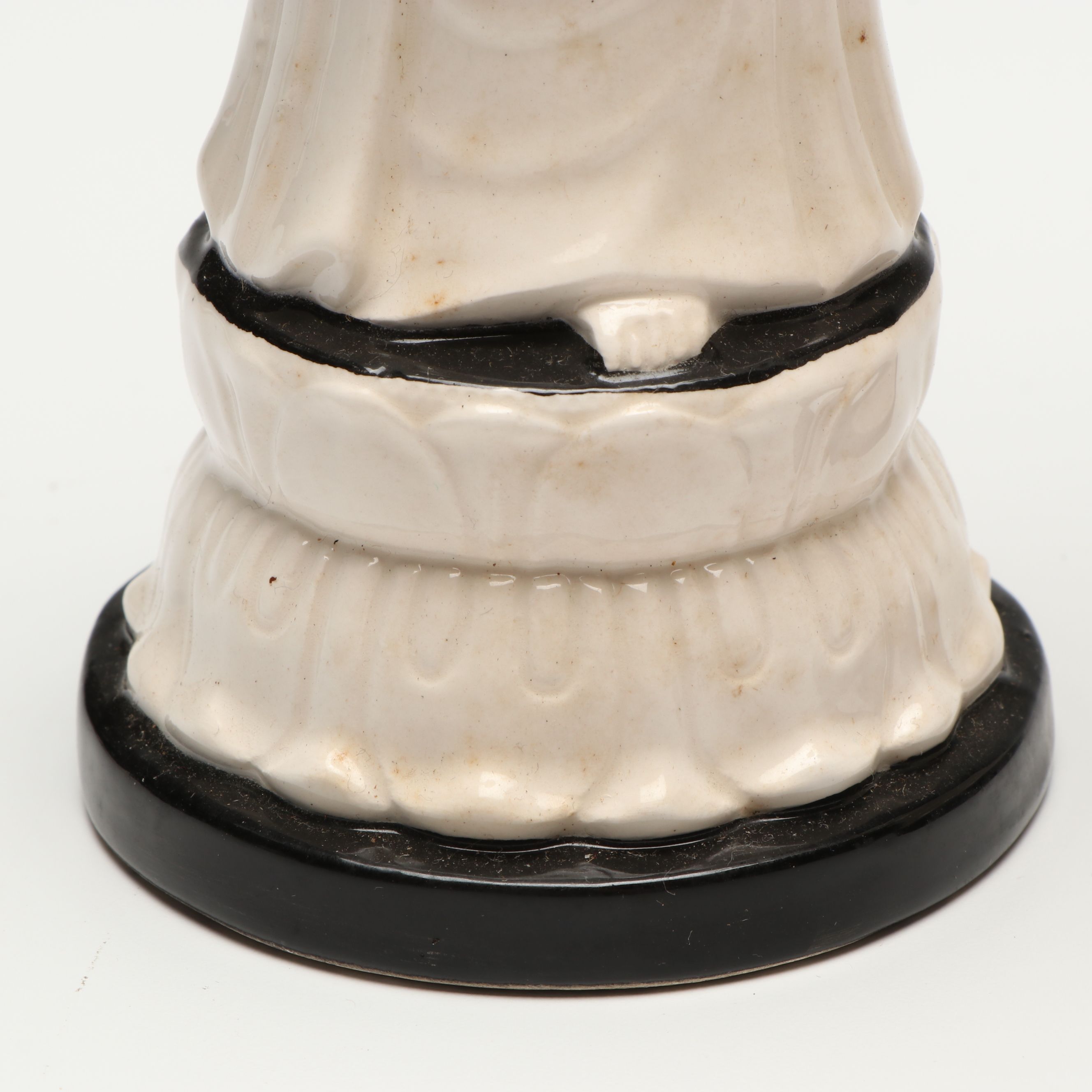 Royal Orleans Korean Guanyin Ceramic Figures, Mid to Late 20th C.