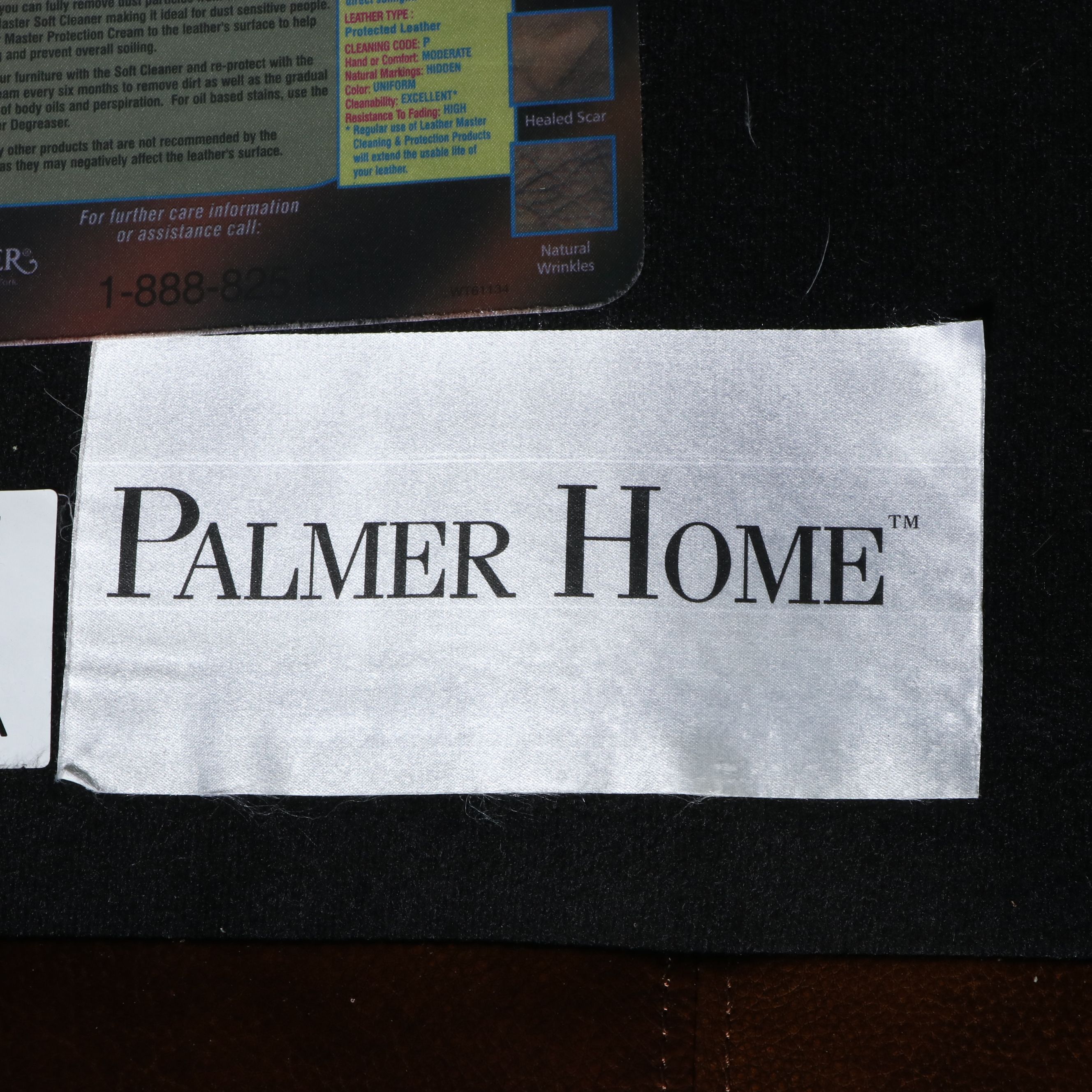 Pair of Lexington Palmer Home English Style Leather Club Chairs