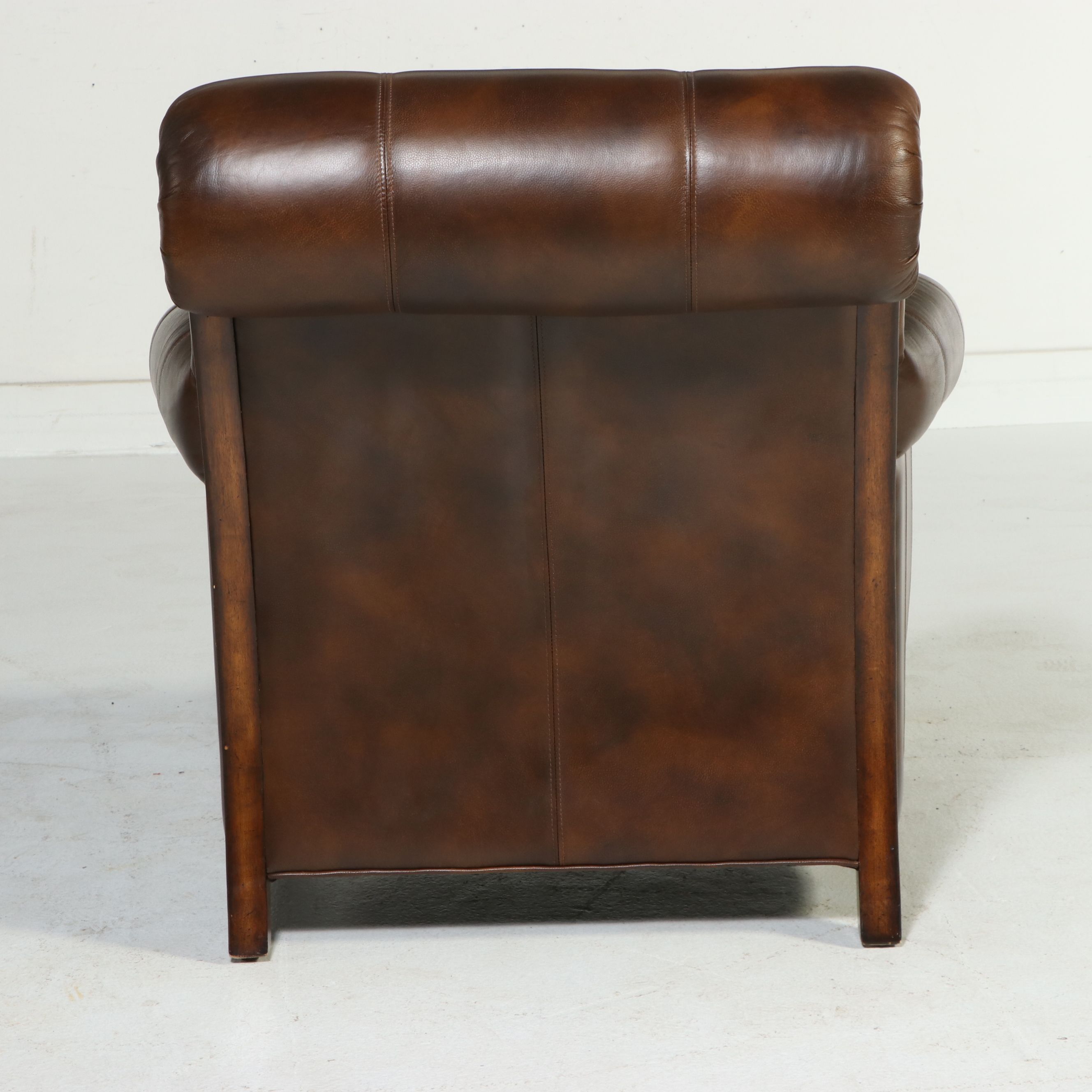 Pair of Lexington Palmer Home English Style Leather Club Chairs