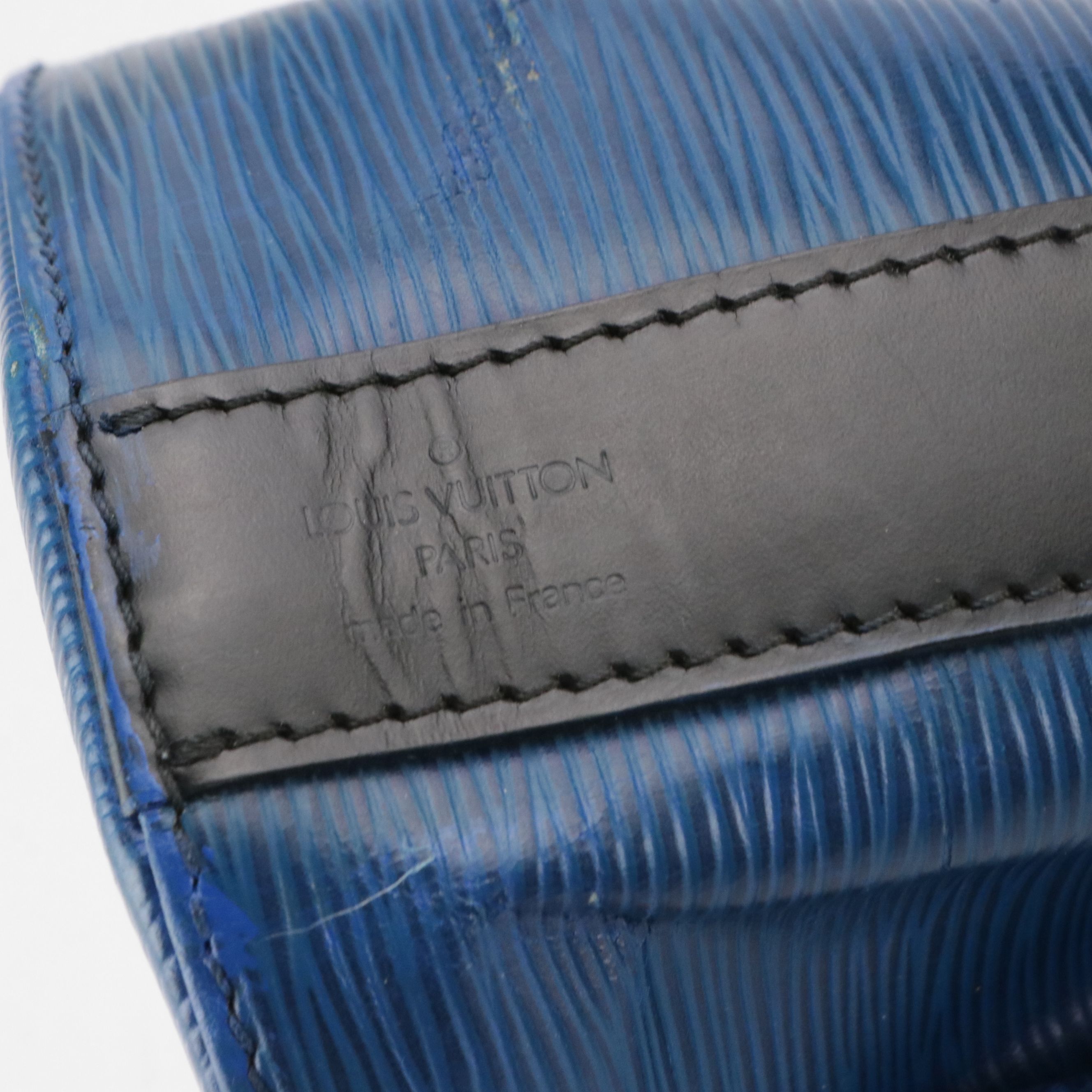 Louis Vuitton Bicolor Epi and Smooth Leather Sac d'Epaule Shoulder Bag