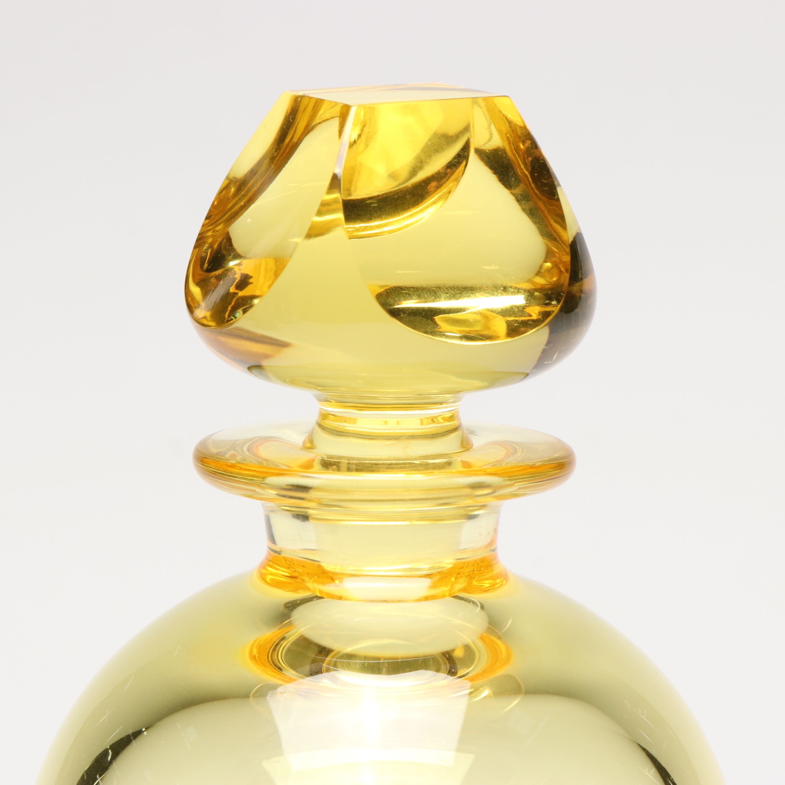 Moser "Bar" Eldor Crystal Decanter with Stopper