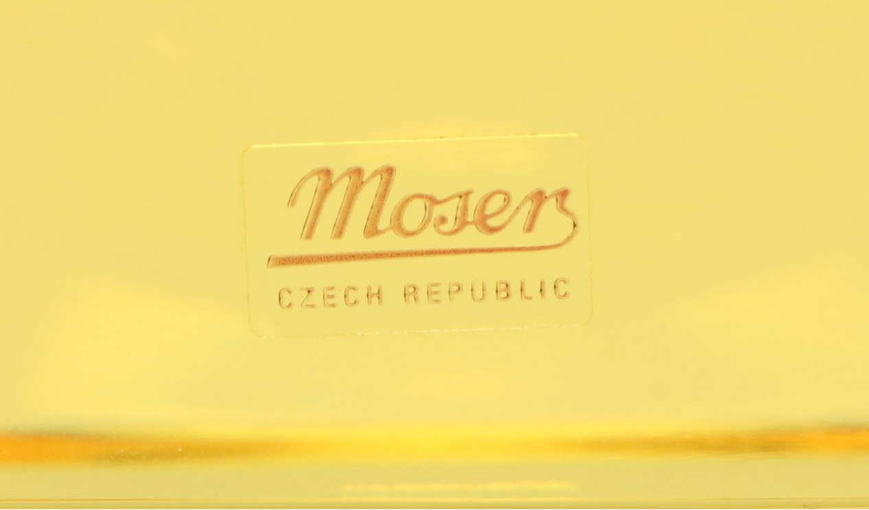 Moser "Bar" Eldor Crystal Decanter with Stopper