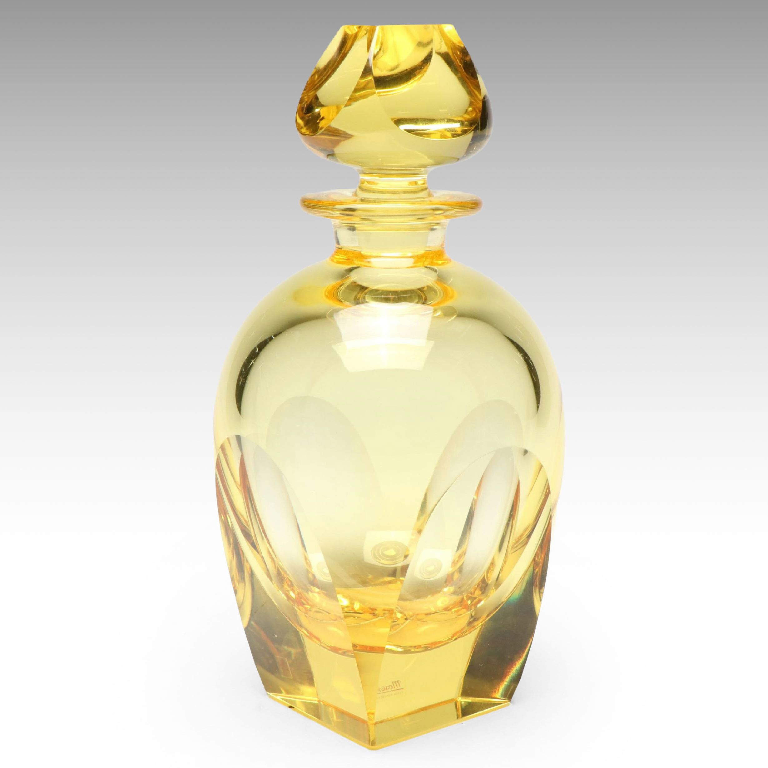 Moser "Bar" Eldor Crystal Decanter with Stopper