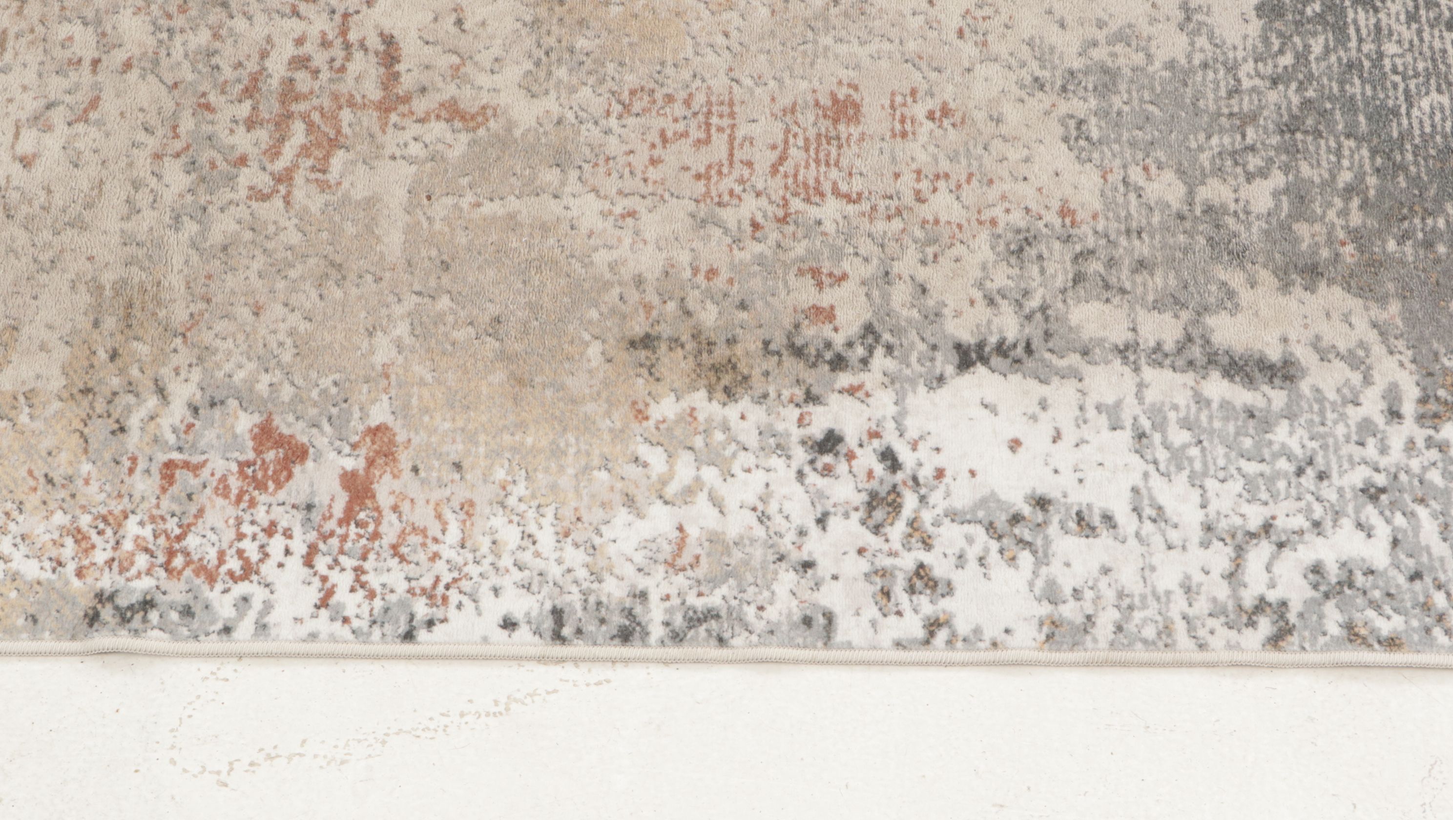 8' x 10' Machine Made Modern Abstract Area Rug