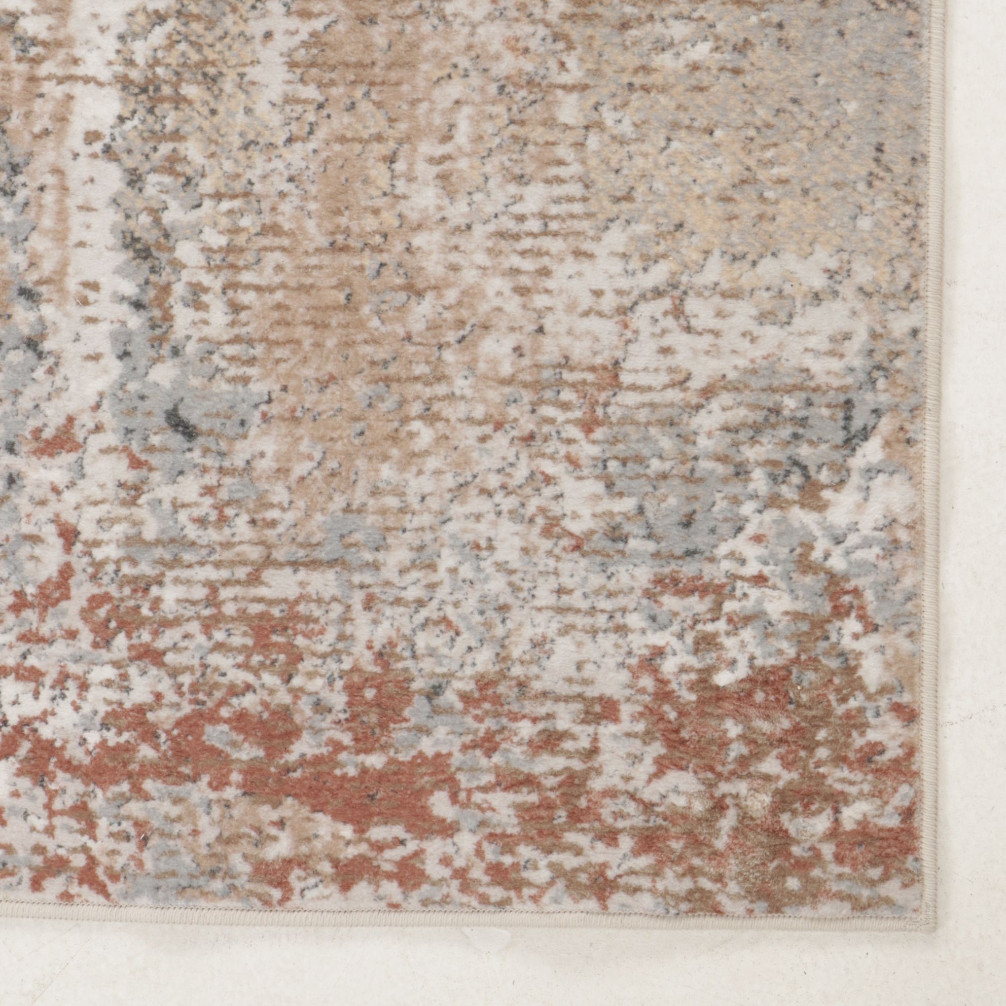 8' x 10' Machine Made Modern Abstract Area Rug