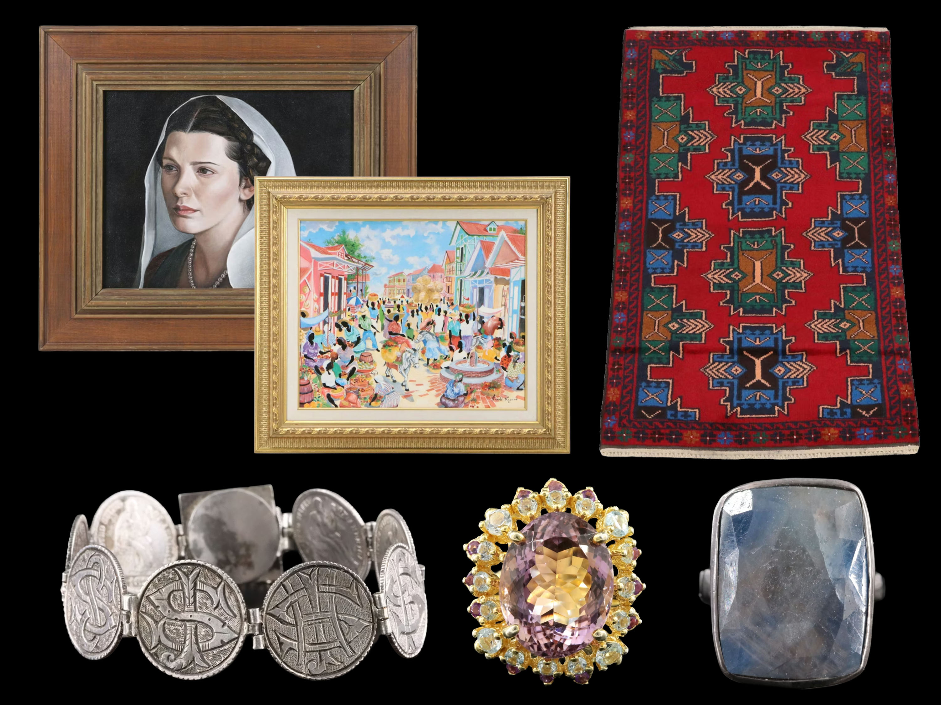 Curated Wanderlust: Global Fine Art, Sterling Jewelry & Hand-Knotted Rugs