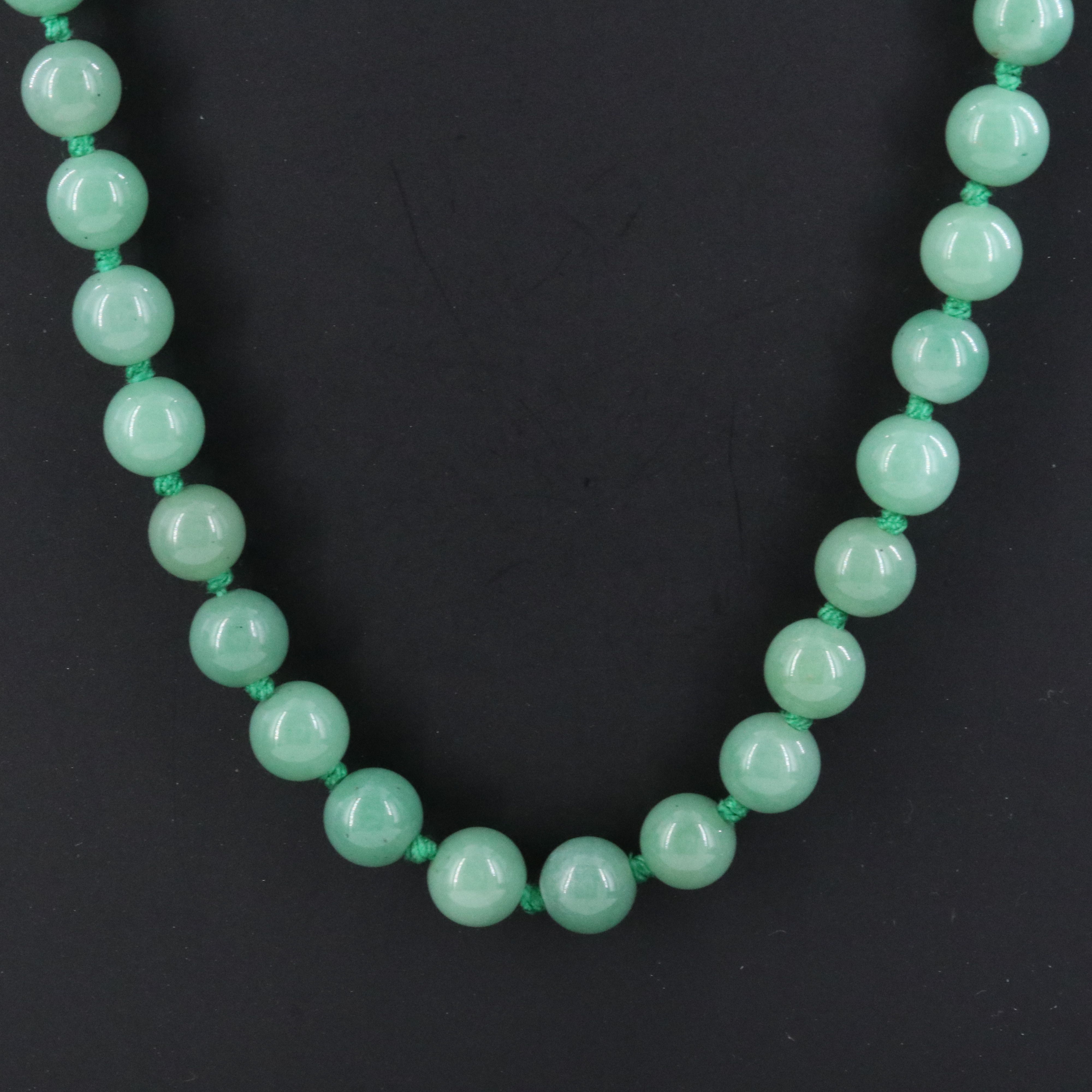 Aventurine Bead Necklace