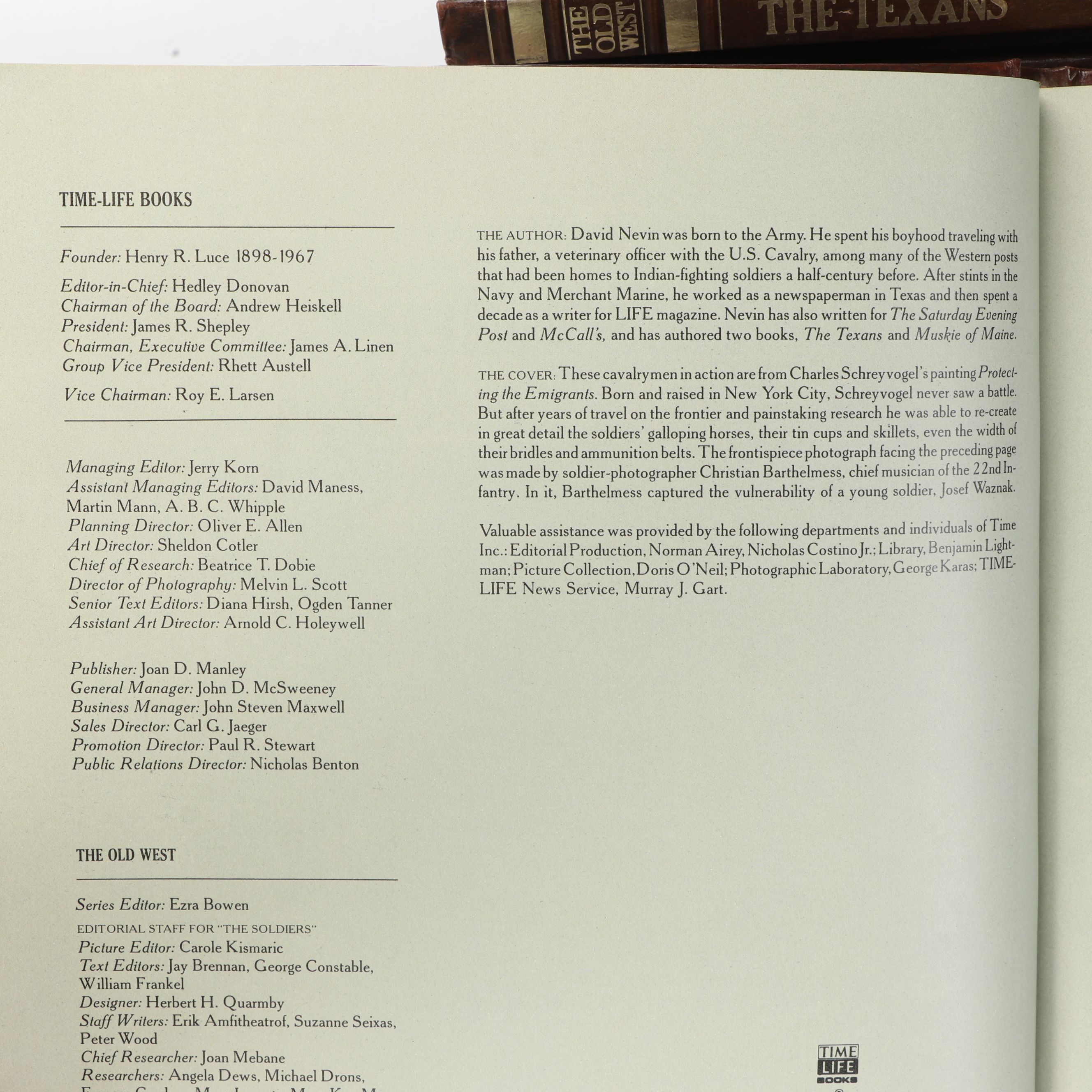 Time-Life "The Old West" Partial Series, Late 20th Century