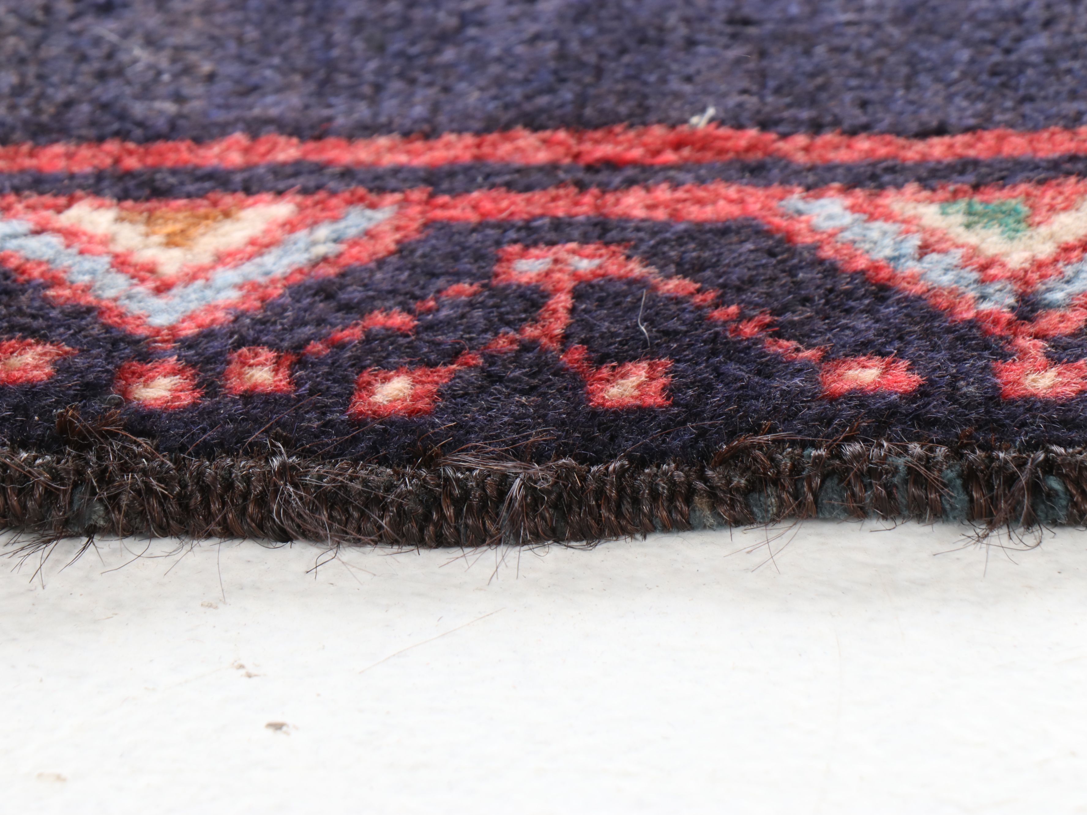 2'11 x 4'7 Hand-Knotted Afghan Pictorial Monument Rug