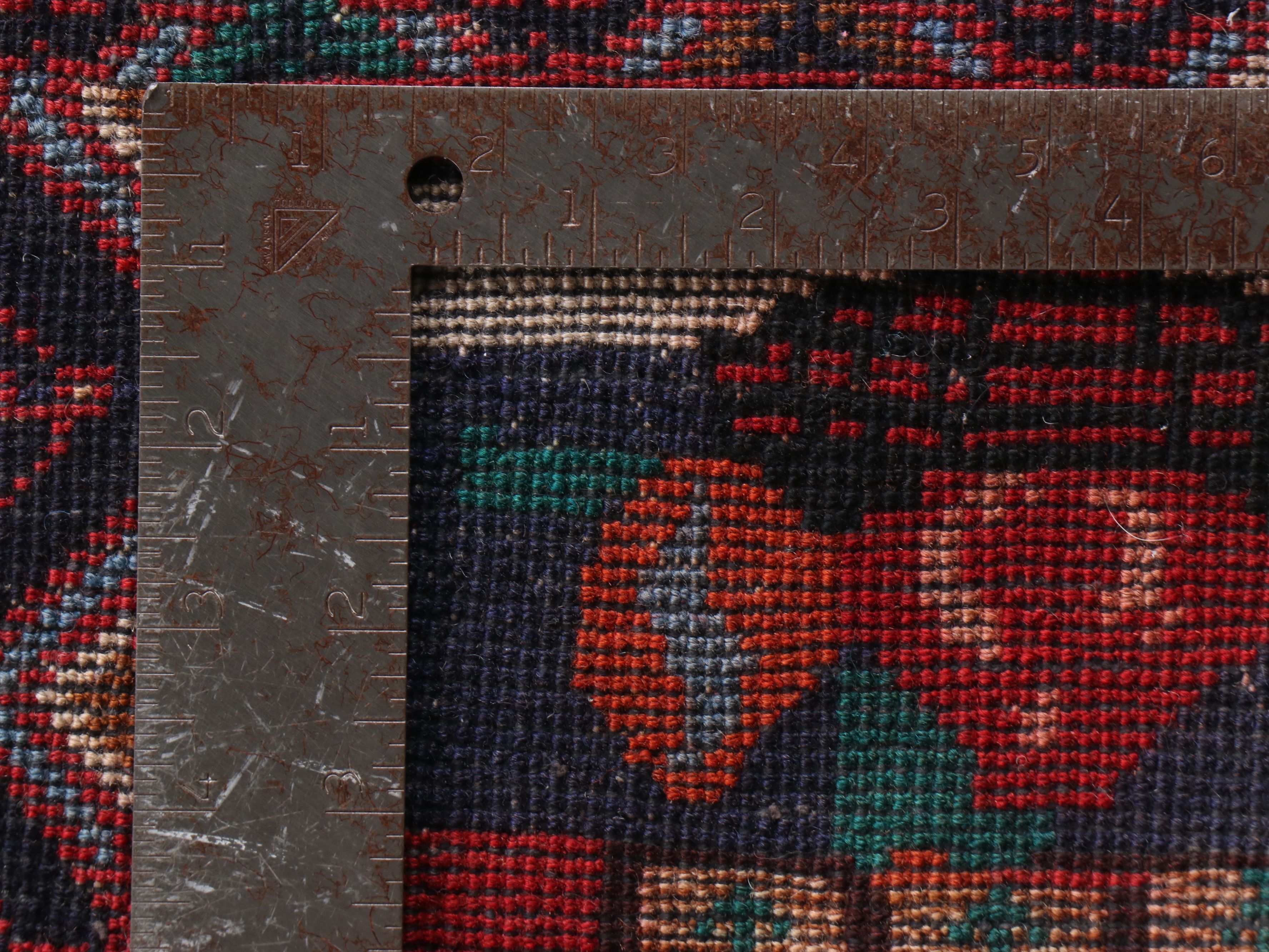 2'11 x 4'7 Hand-Knotted Afghan Pictorial Monument Rug