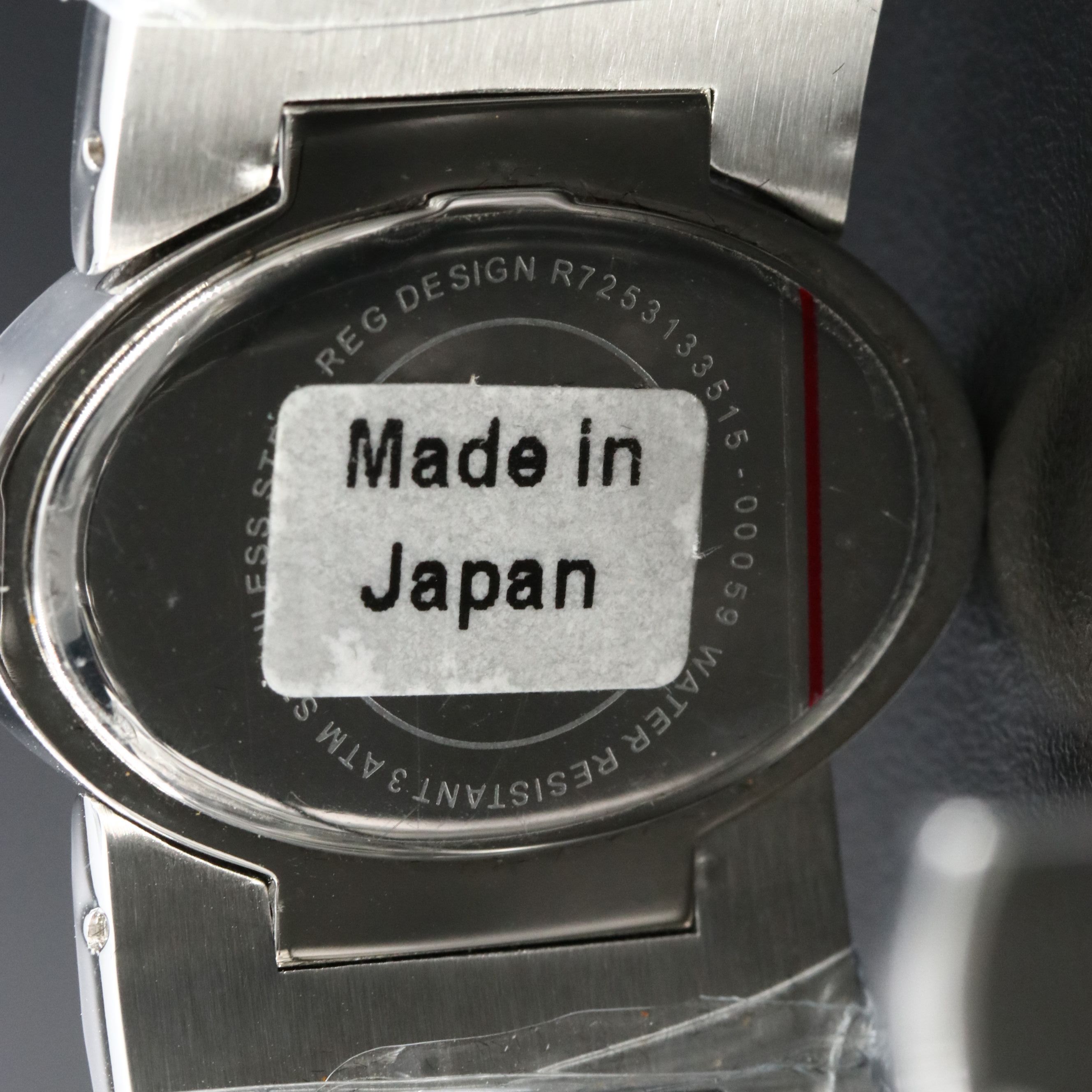 Roberto Cavalli Faceted Silver Tone Quartz Watch