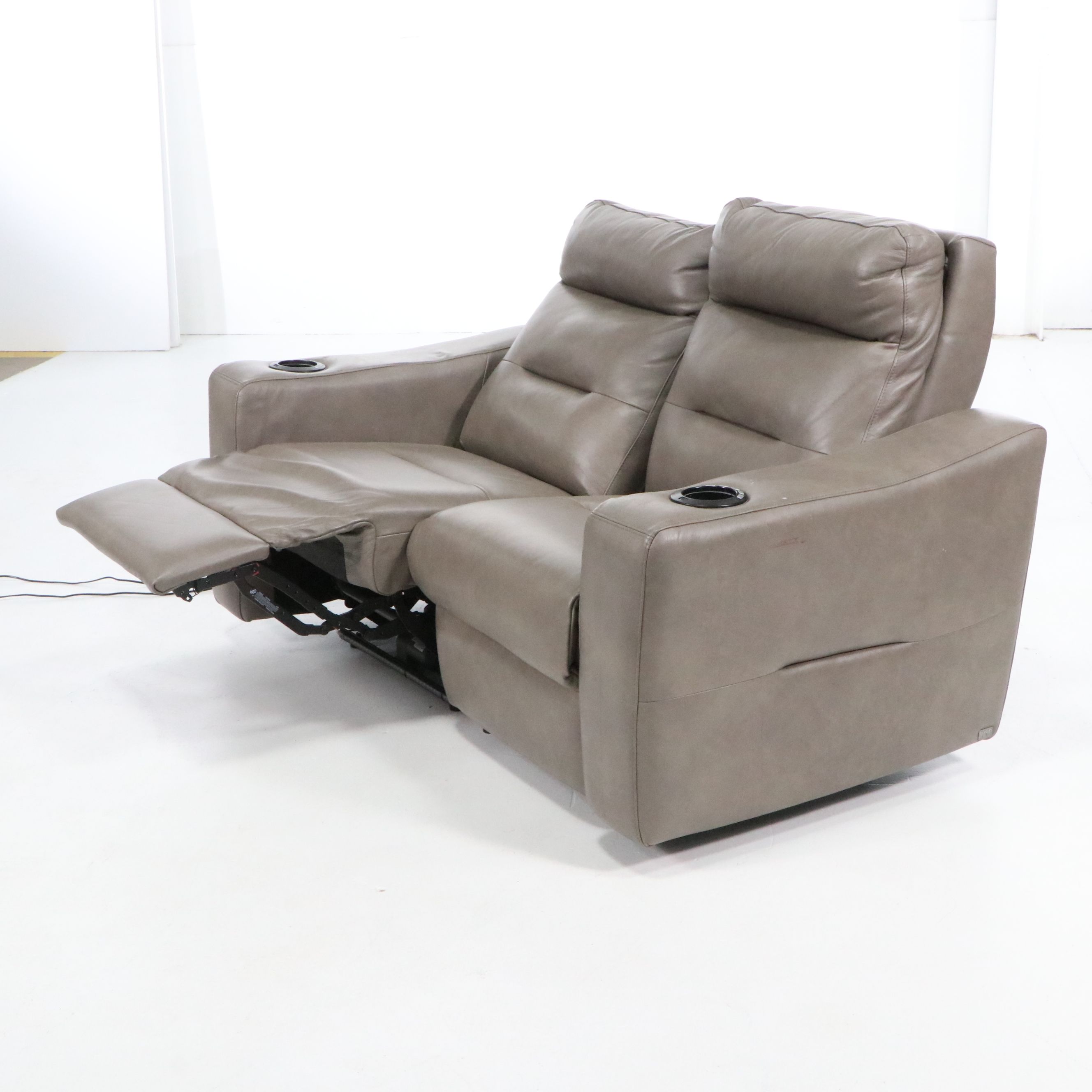 Elran Power Reclining Loveseat with Integrated Tech, 21st Century