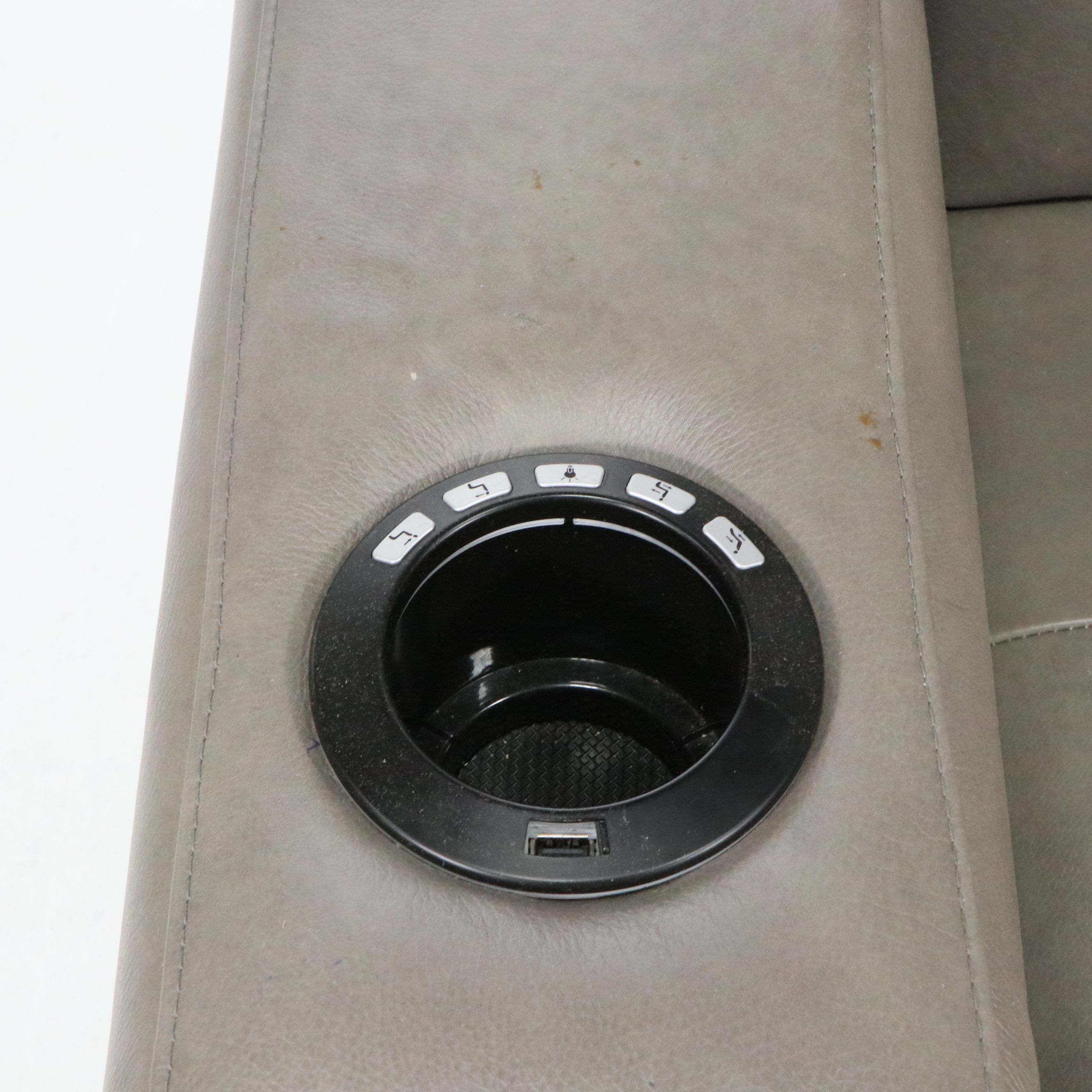 Elran Power Reclining Loveseat with Integrated Tech, 21st Century