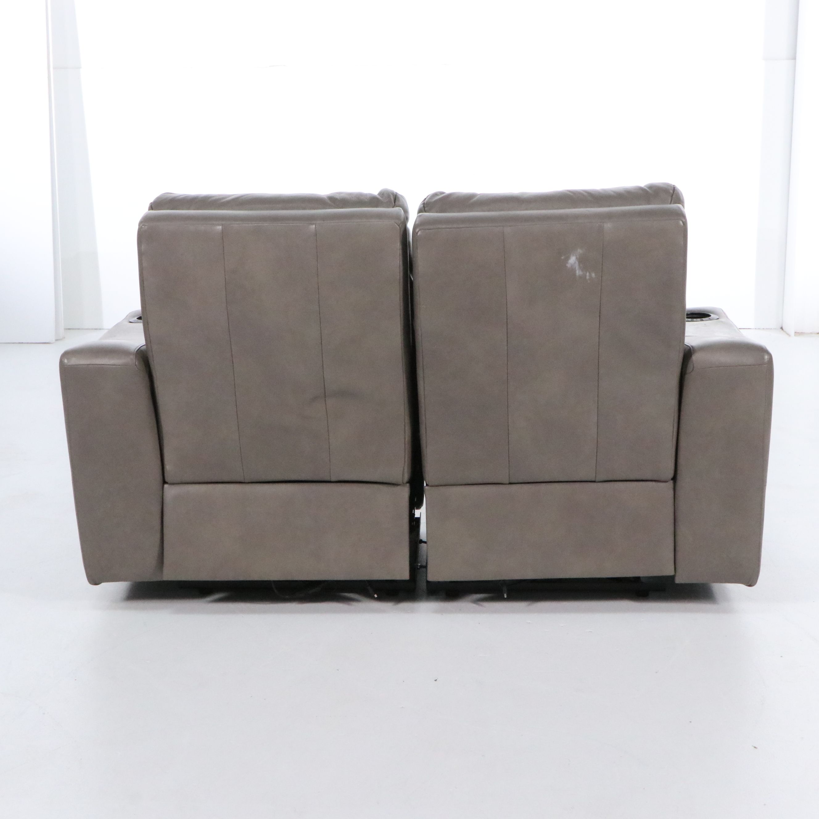 Elran Power Reclining Loveseat with Integrated Tech, 21st Century
