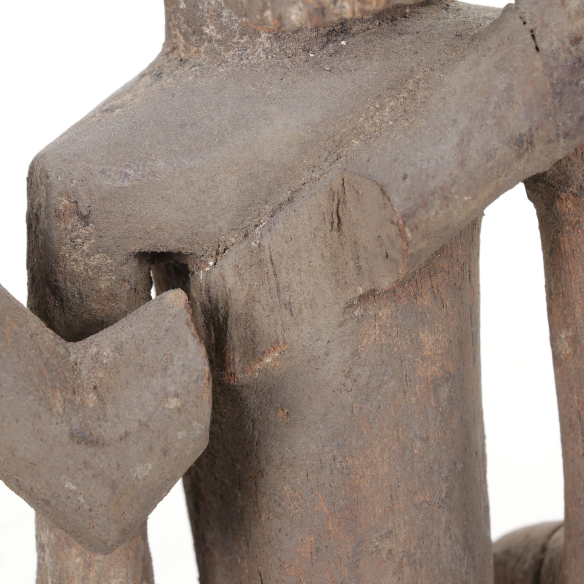 West Africa Dogon Ancestral or Primordial Couple Wood Carving