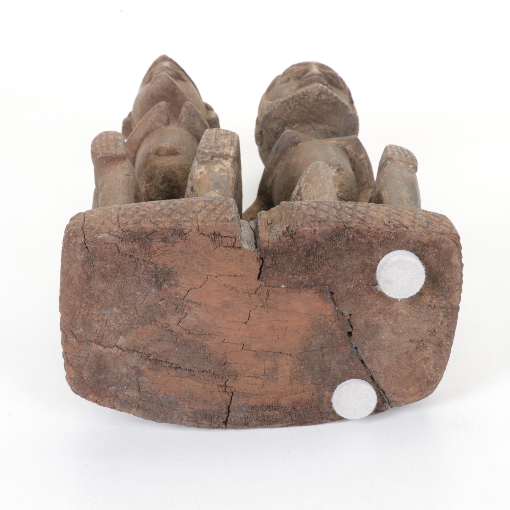 West Africa Dogon Ancestral or Primordial Couple Wood Carving