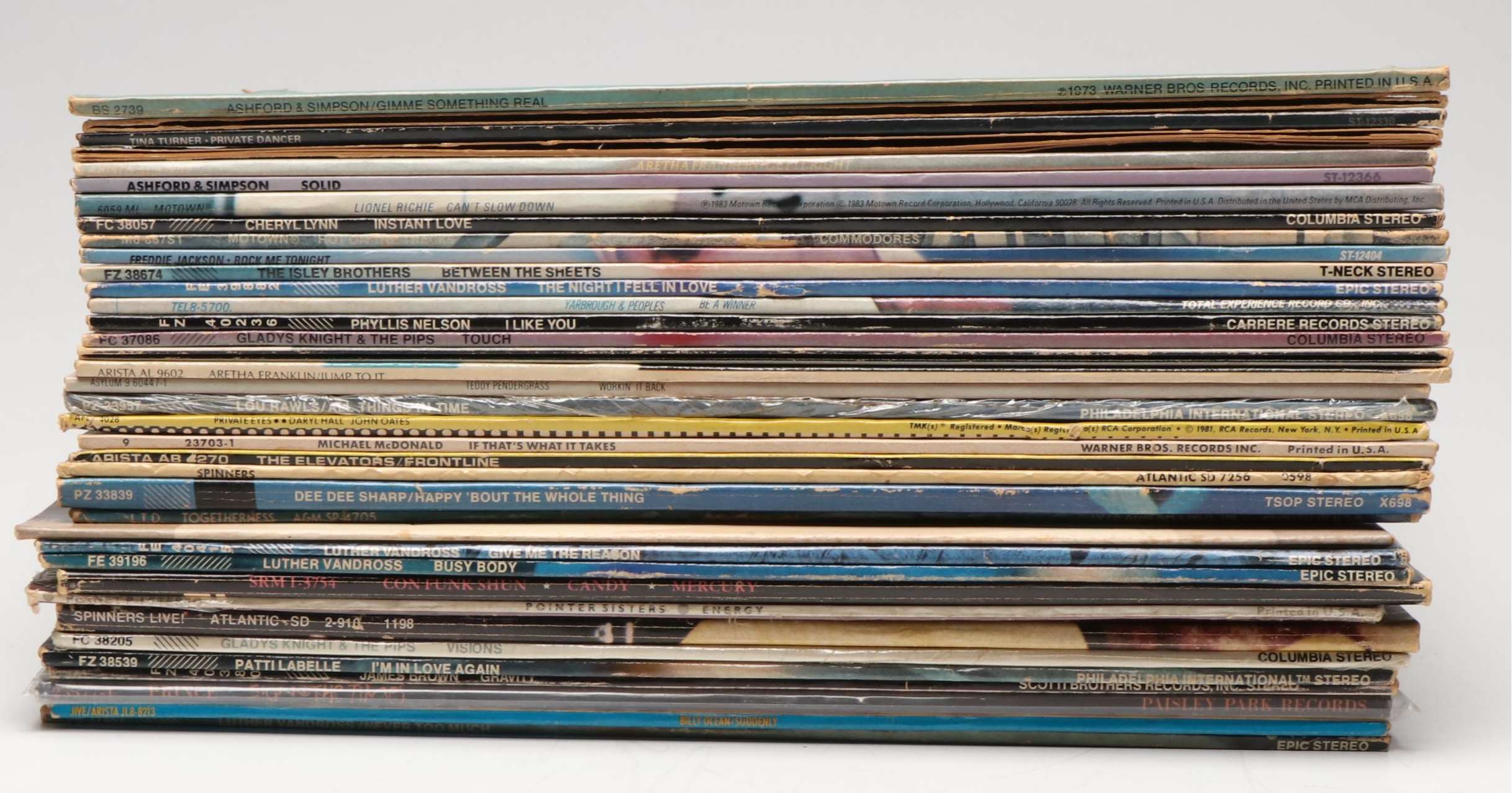 Aretha Franklin, Stevie Wonder, Tina Turner, and More Vinyl Record Albums
