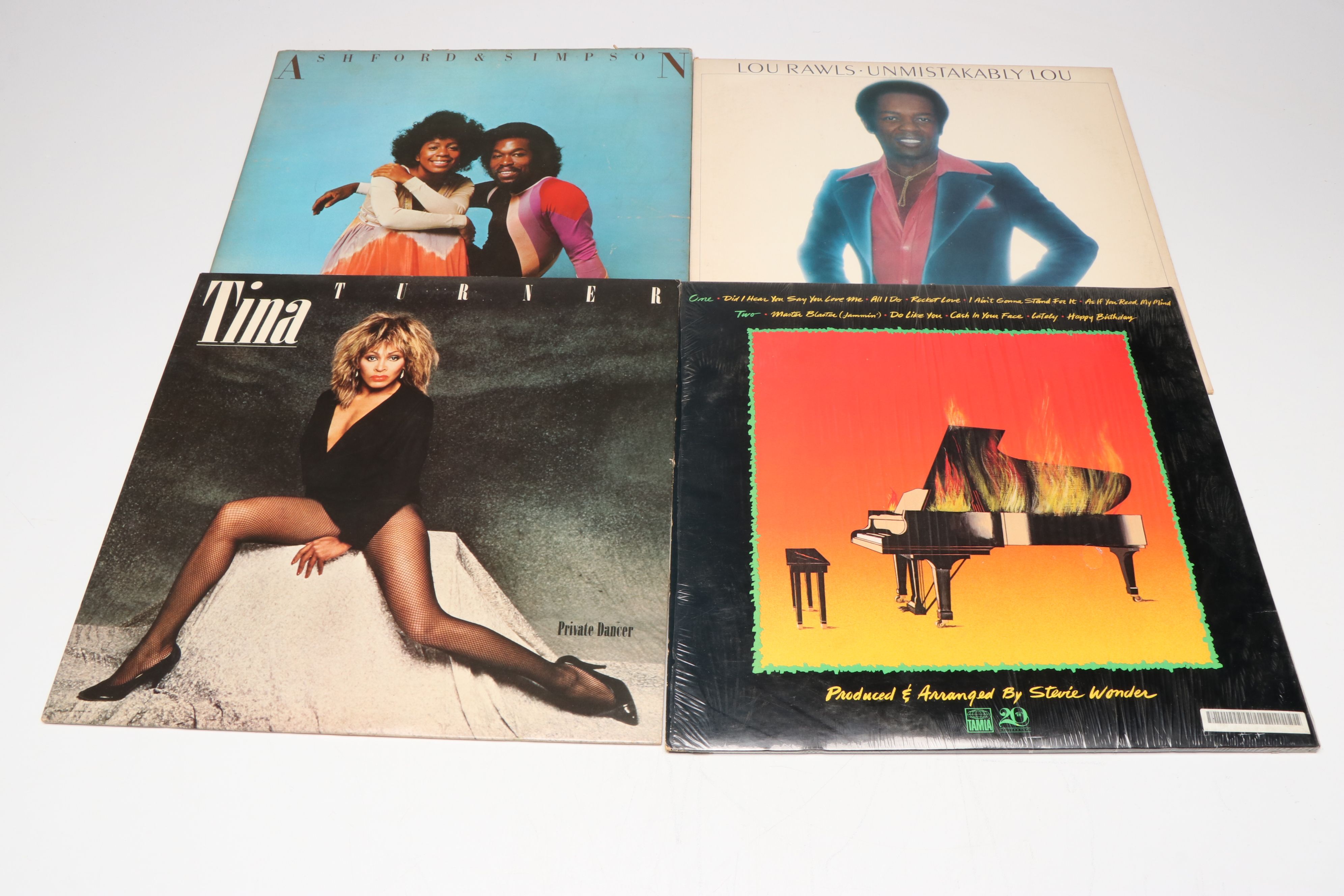 Aretha Franklin, Stevie Wonder, Tina Turner, and More Vinyl Record Albums