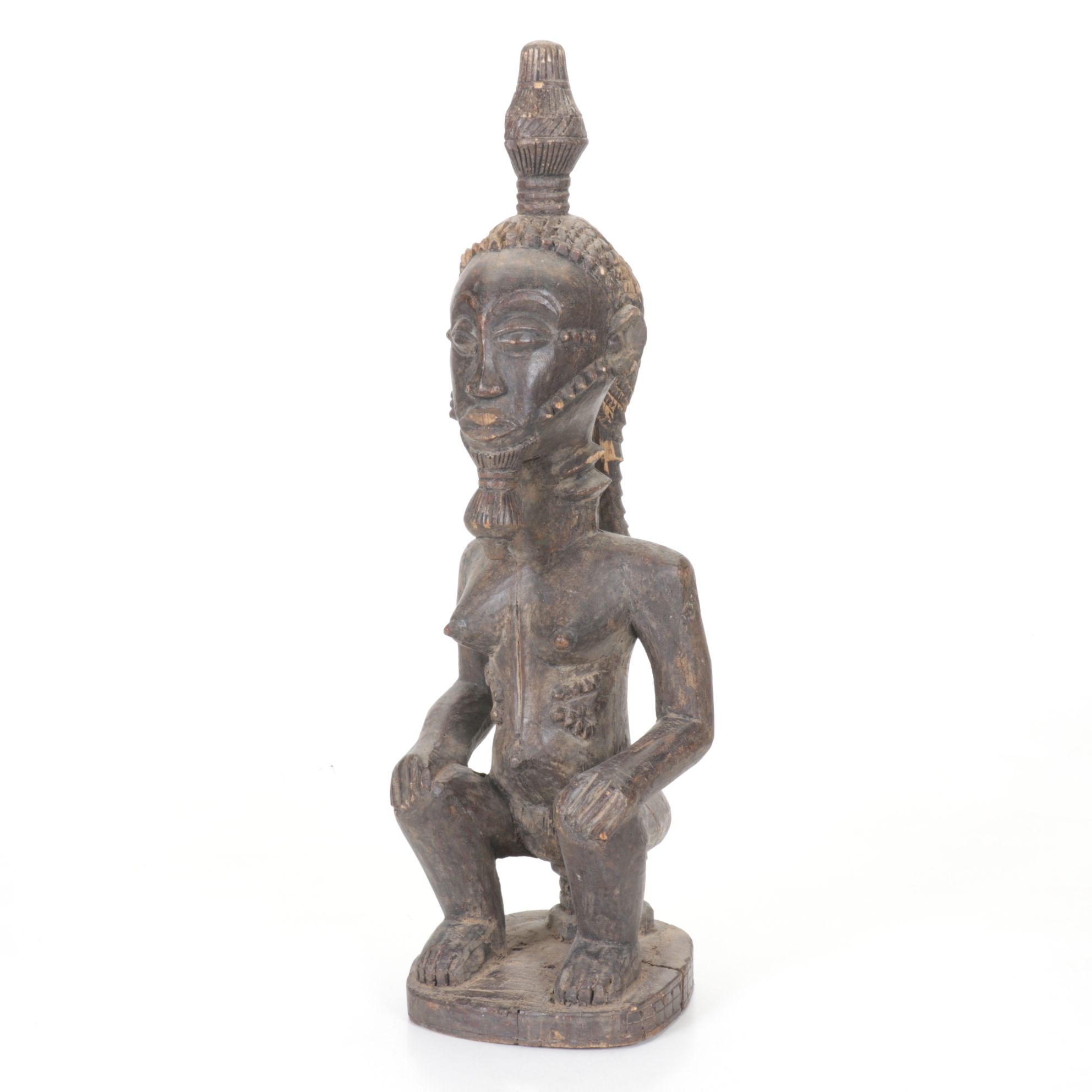 Ivory Coast Baule Style Fertility Figure