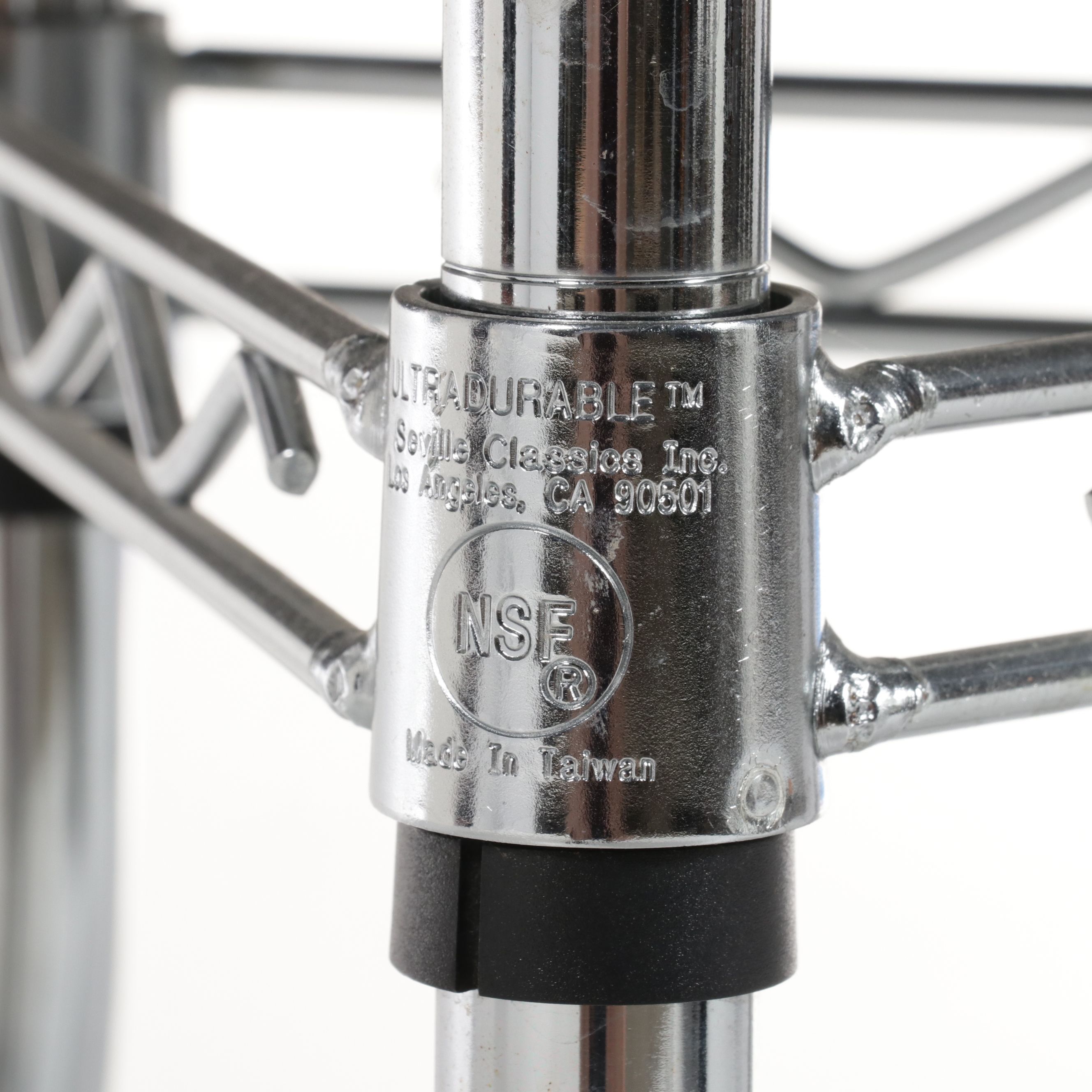 Set of Four Seville Classics UltraDurable Stainless Steel Stools