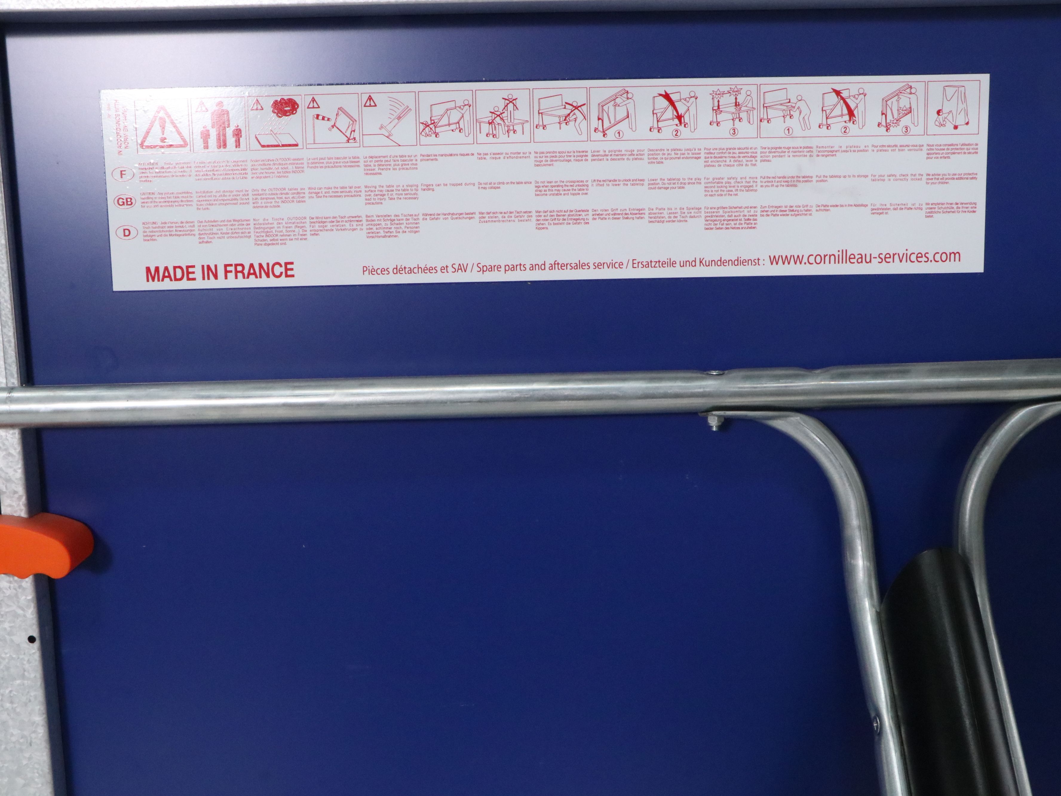 Cornilleau 300S Ping-Pong Table with Paddles