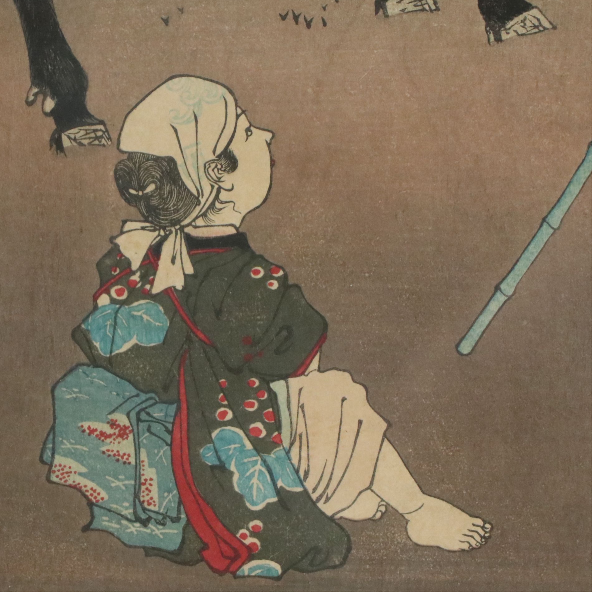 Woodblock After Kobayashi Kiyochika "Ogyu Sorai"