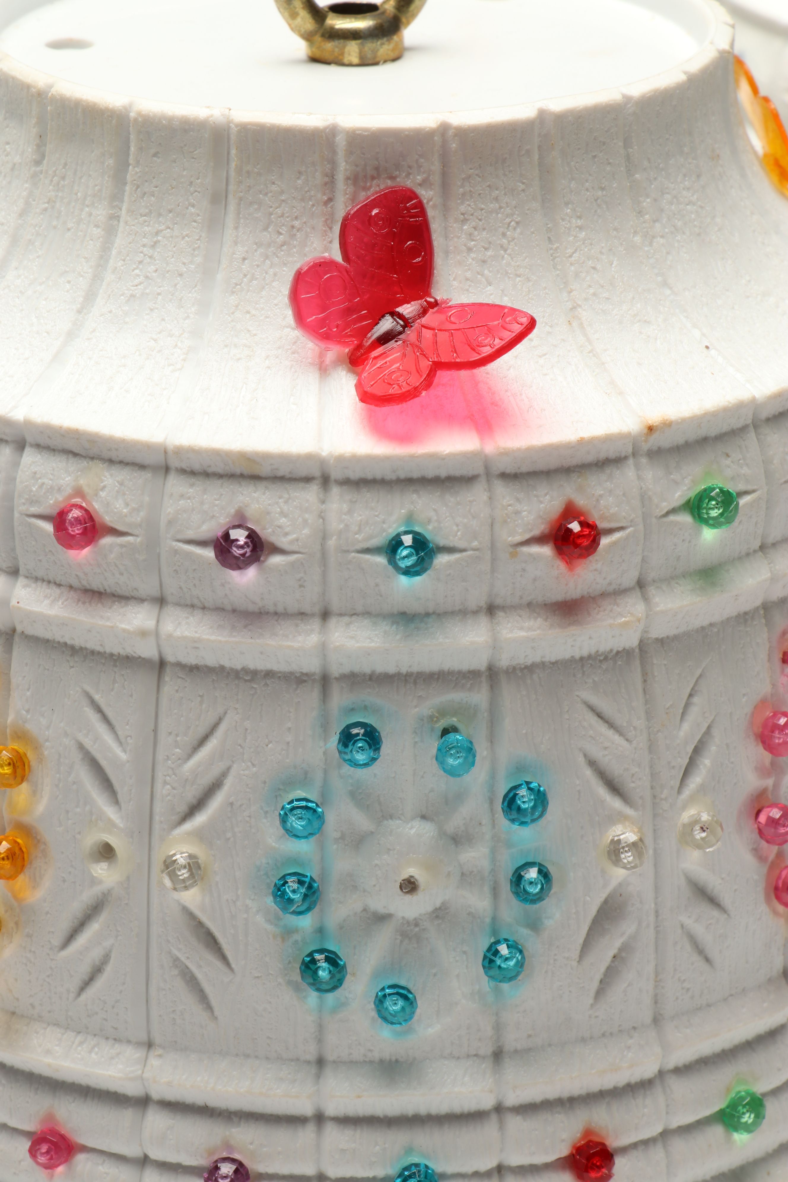 Lawnware Multicolor Beaded White Patio Lanterns