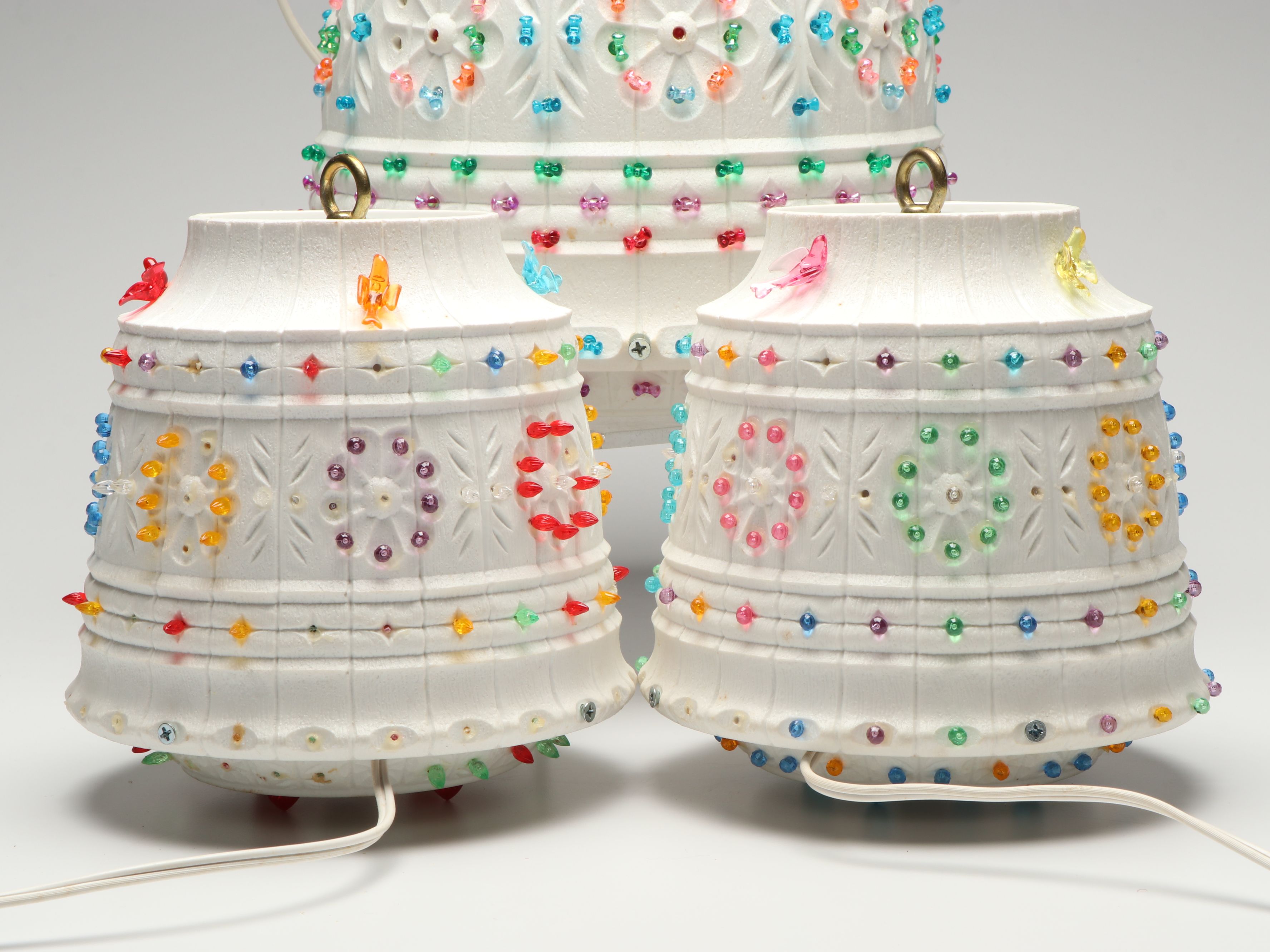 Lawnware Multicolor Beaded White Patio Lanterns