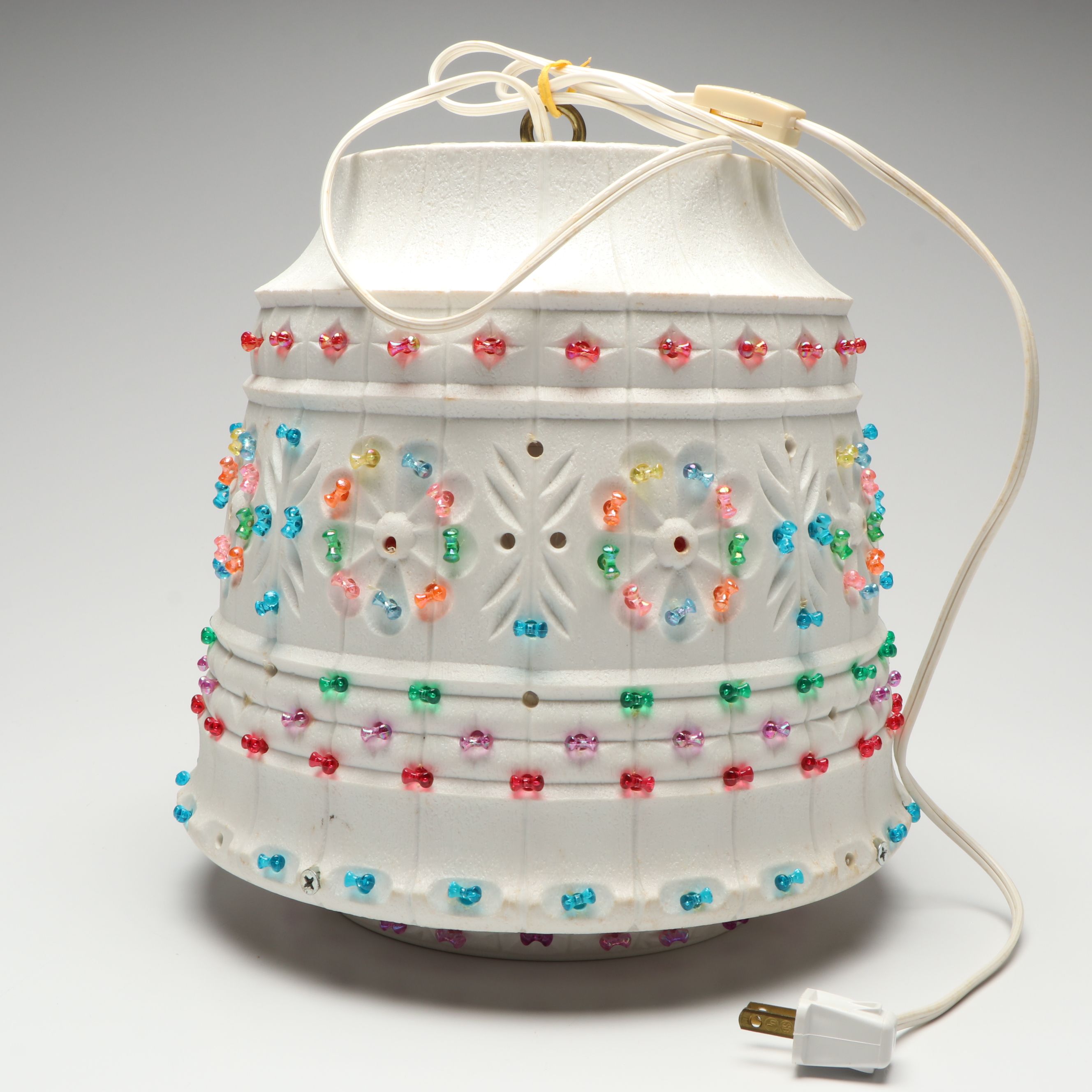 Lawnware Multicolor Beaded White Patio Lanterns
