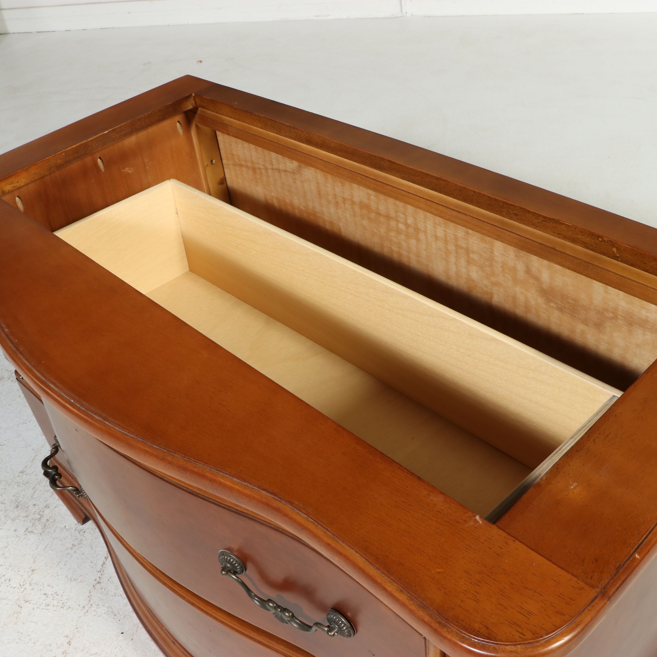 Two-Piece French Provincial Style Cabinet