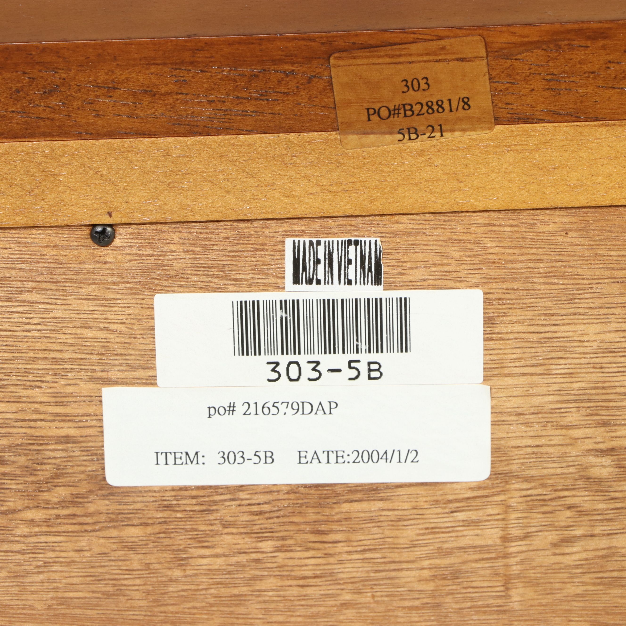 Two-Piece French Provincial Style Cabinet