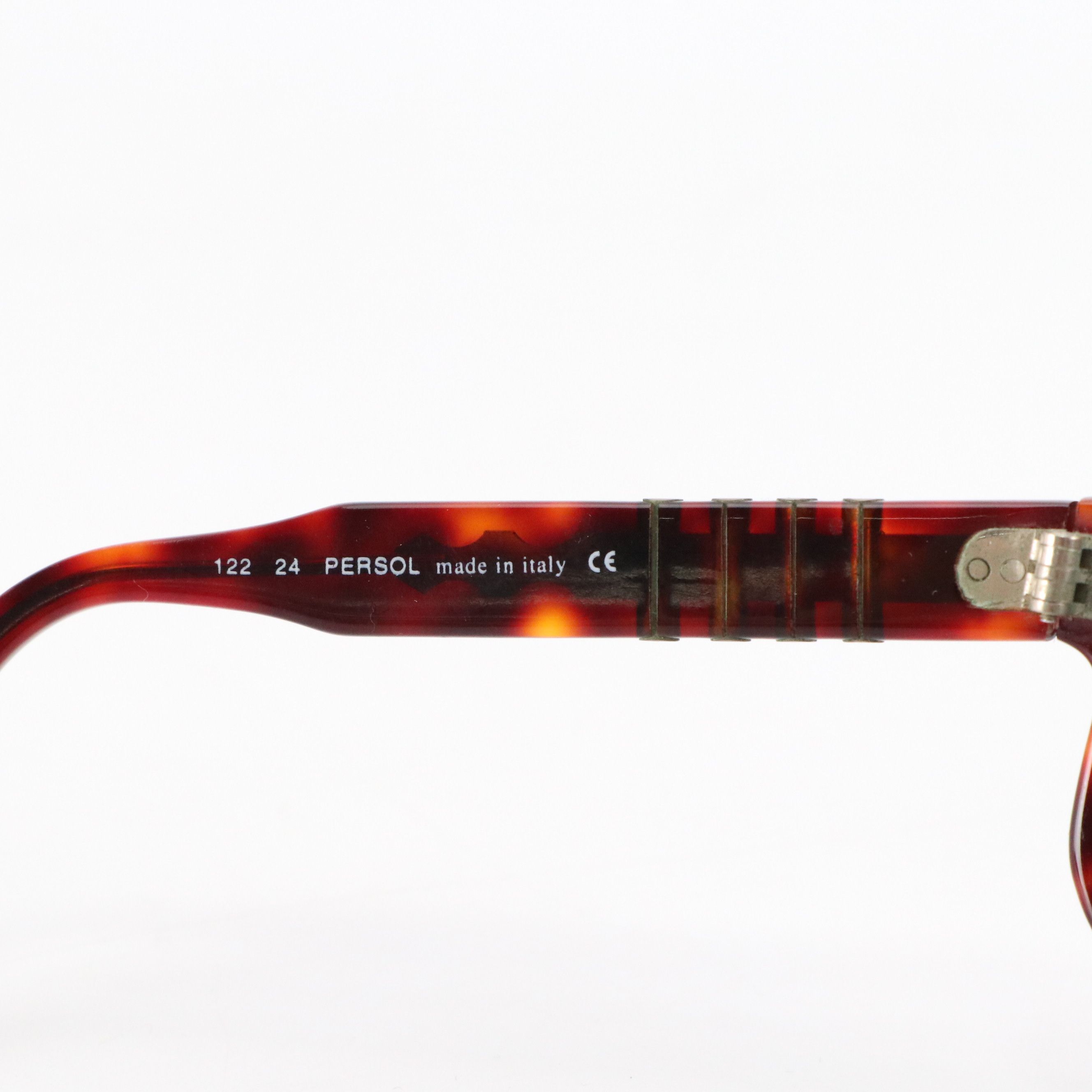 Persol 009/00 Vintage Havana Brown Square Prescription Sunglasses in Case