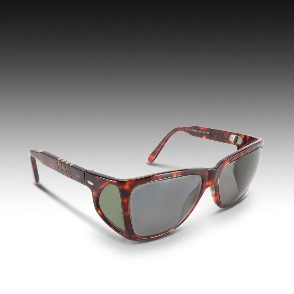 Persol 009/00 Vintage Havana Brown Square Prescription Sunglasses in Case