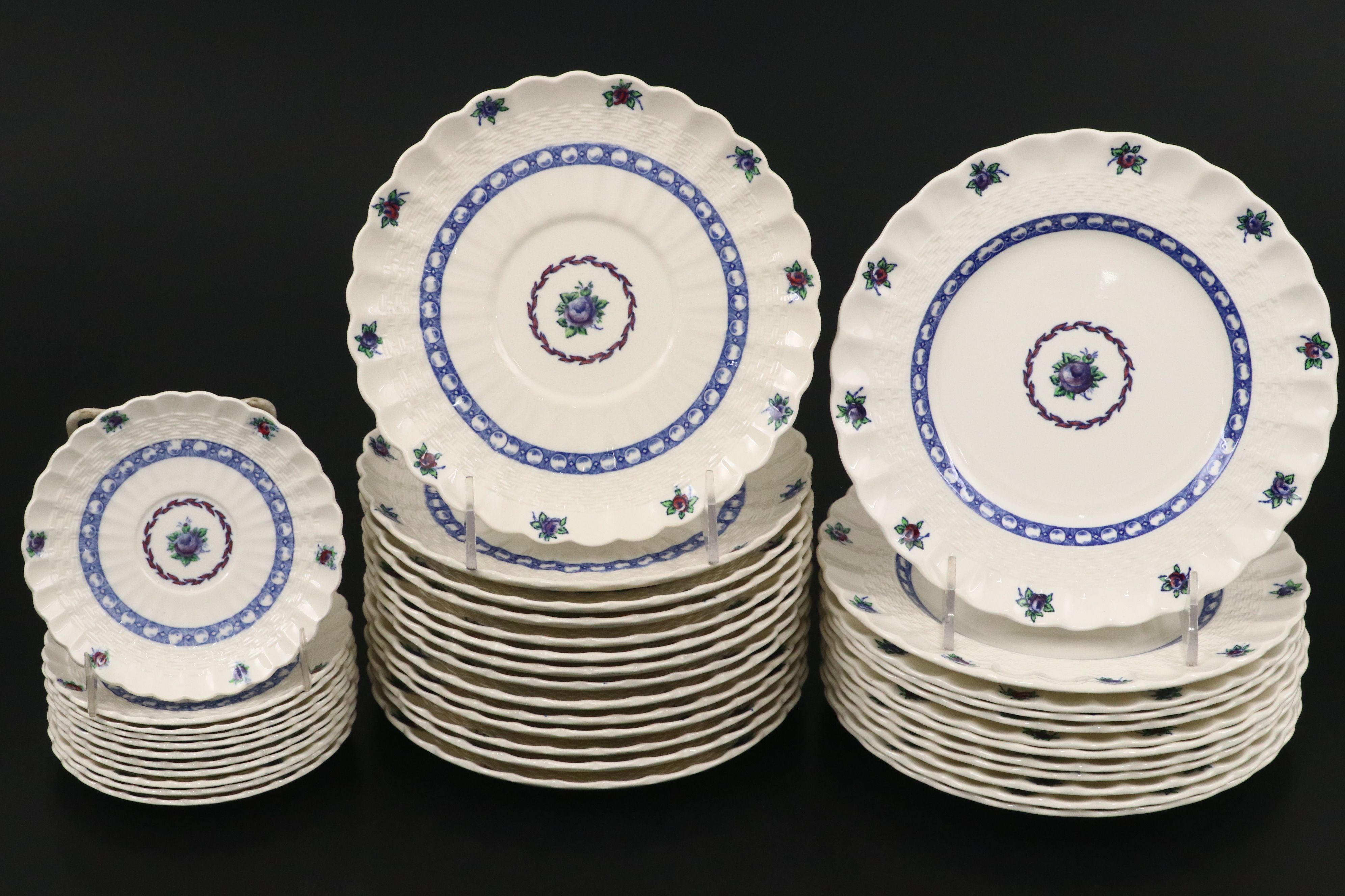 Copeland Spode Porcelain Cream Soup Bowls, Cups, Saucers, and More Dinnerware