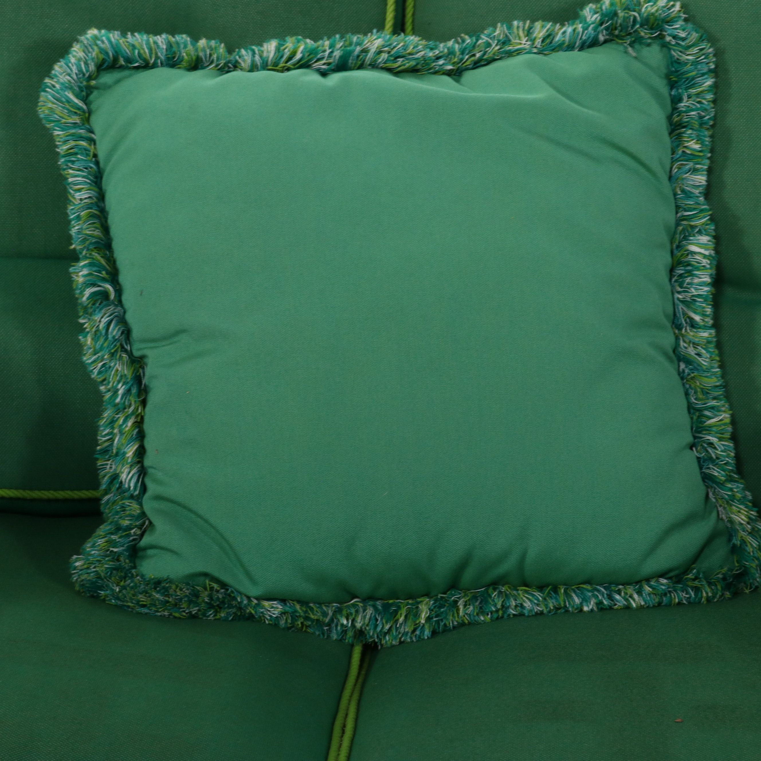 Lloyd Flanders Lloyd Loom All-Weather PE Patio Gliders and Coffee Table