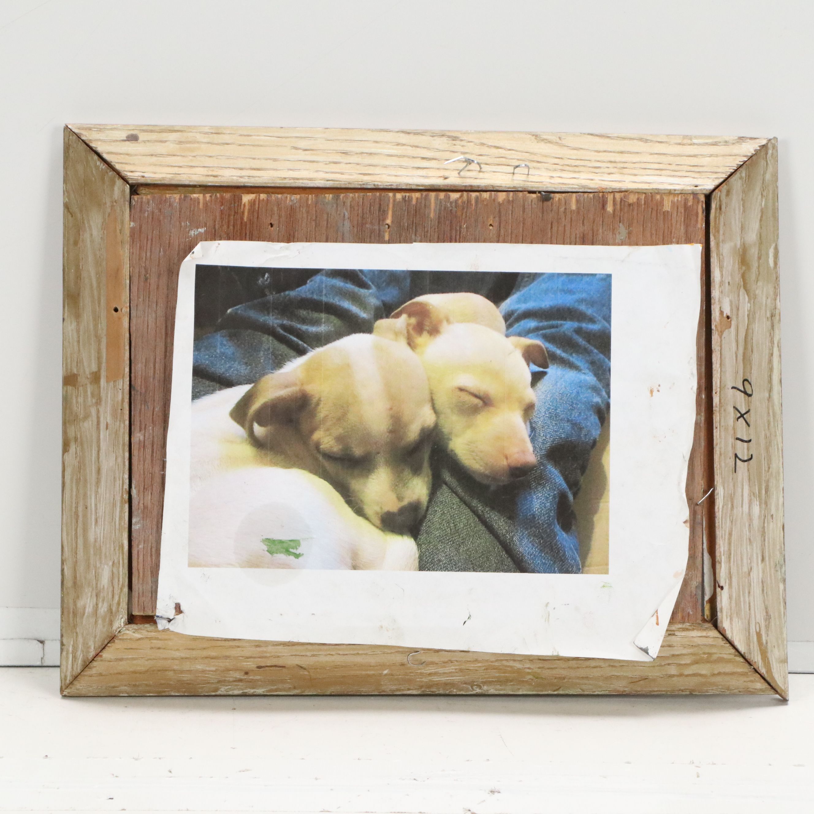 Kevin Kasik Oil Painting of Sleeping Puppies, 2026