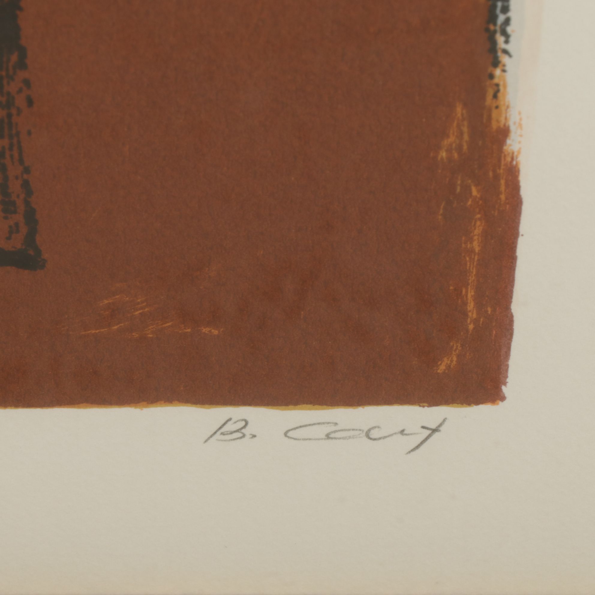 Bracha Guy Impressionist Serigraph "Lady with Landscape", Late 20th Century