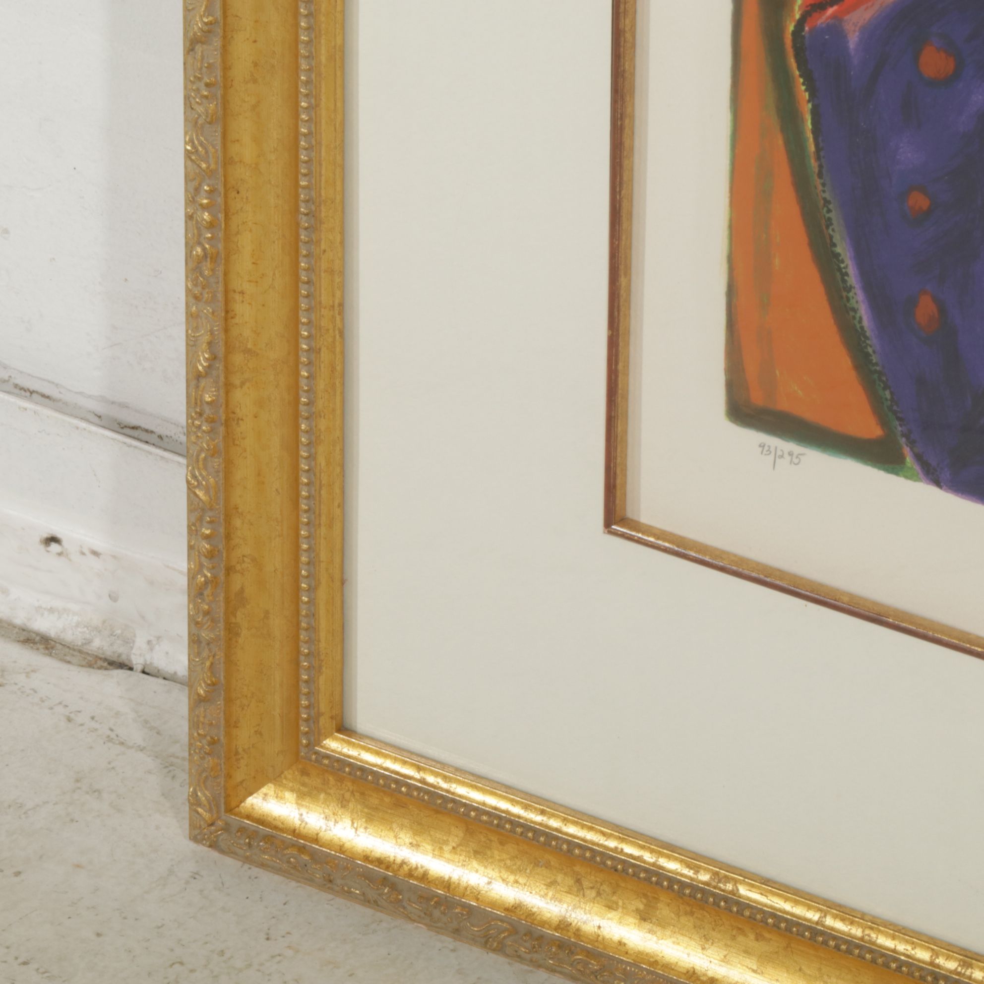 Bracha Guy Impressionist Serigraph "Lady with Landscape", Late 20th Century