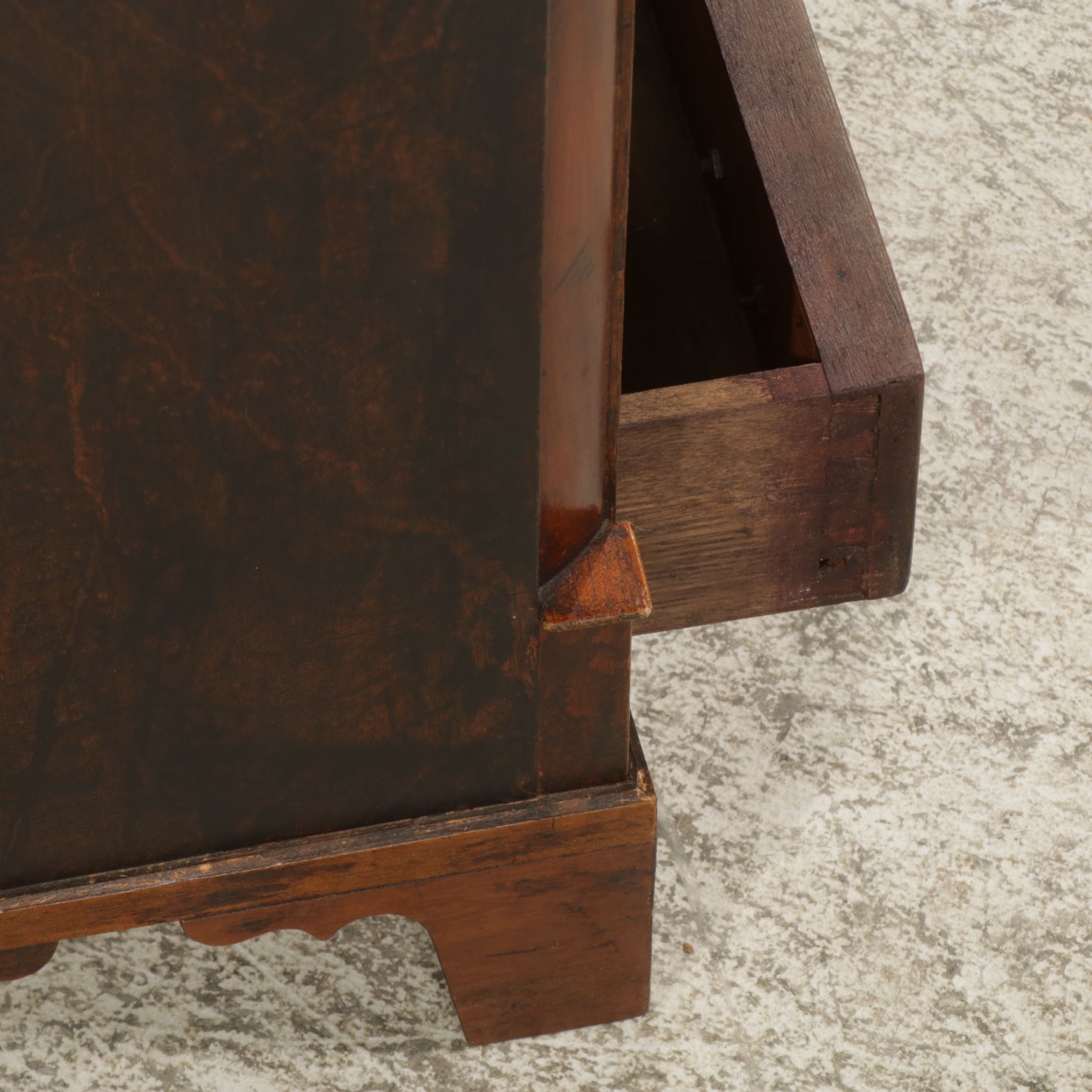 Chippendale Style Mahogany Small-Scale Chest of Drawers, 20th Century