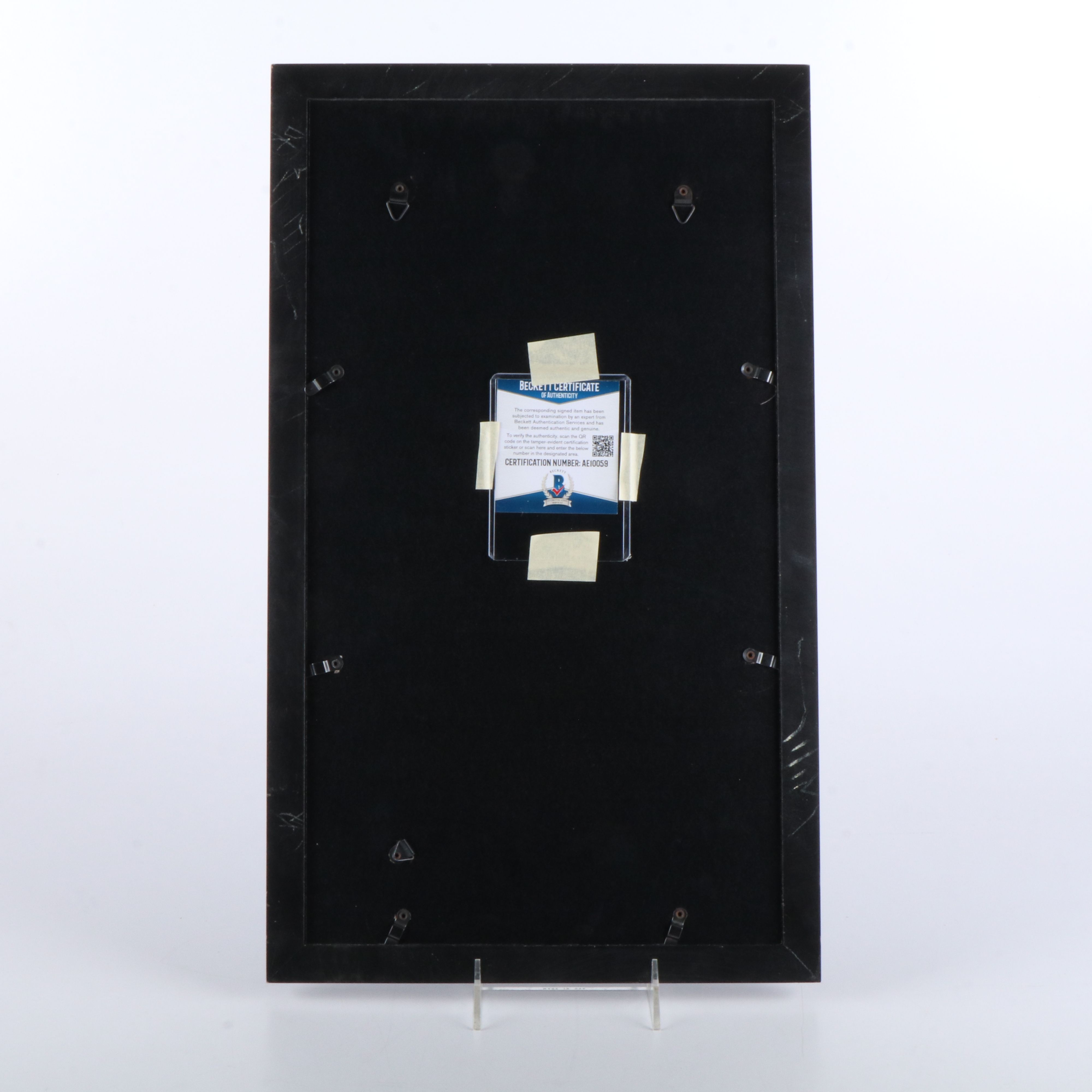 Sandy Koufax Signed Los Angeles Dodgers Print with Display, Beckett