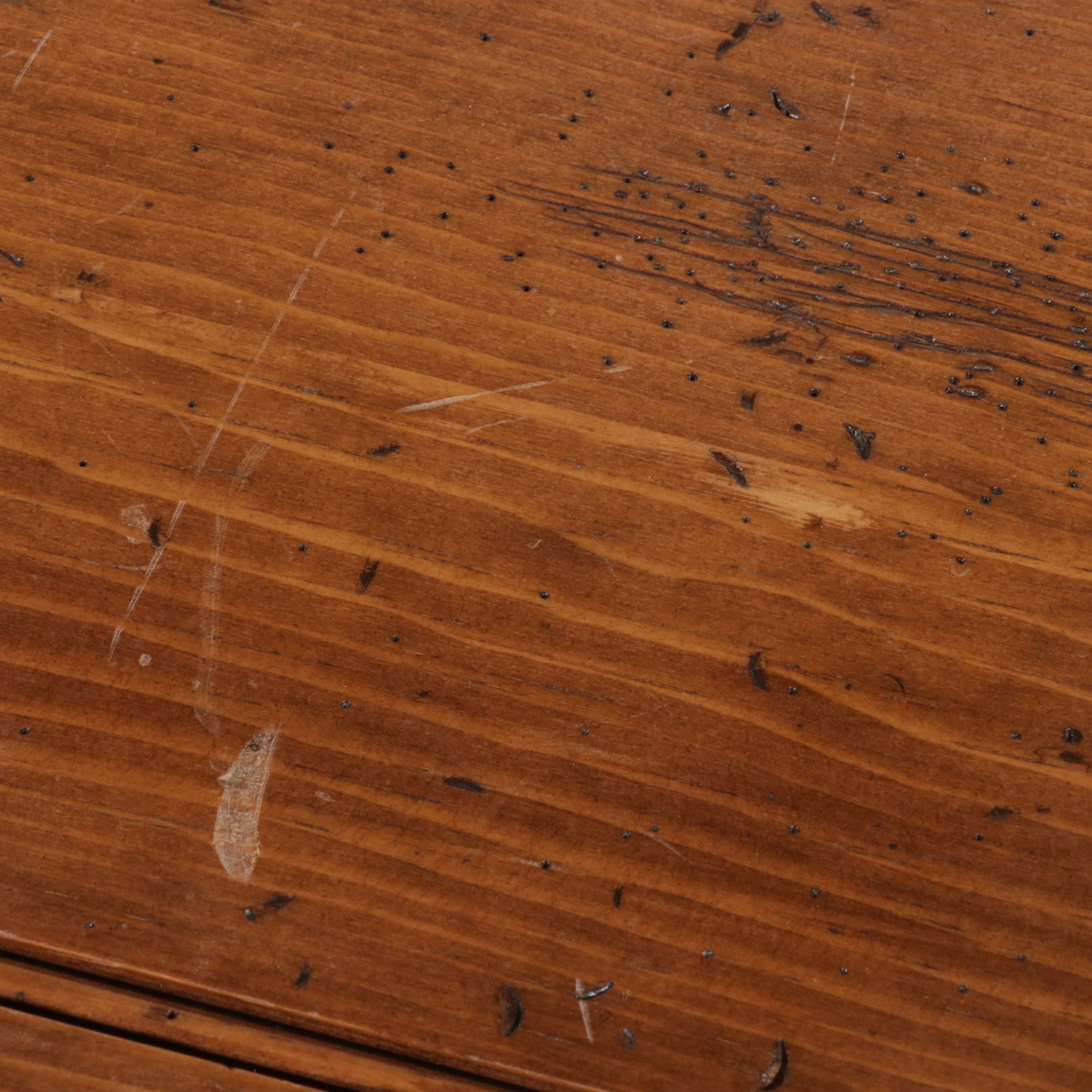 DeLuco Tuscan Style Wood and Wrought Iron Console Table, 21st Century