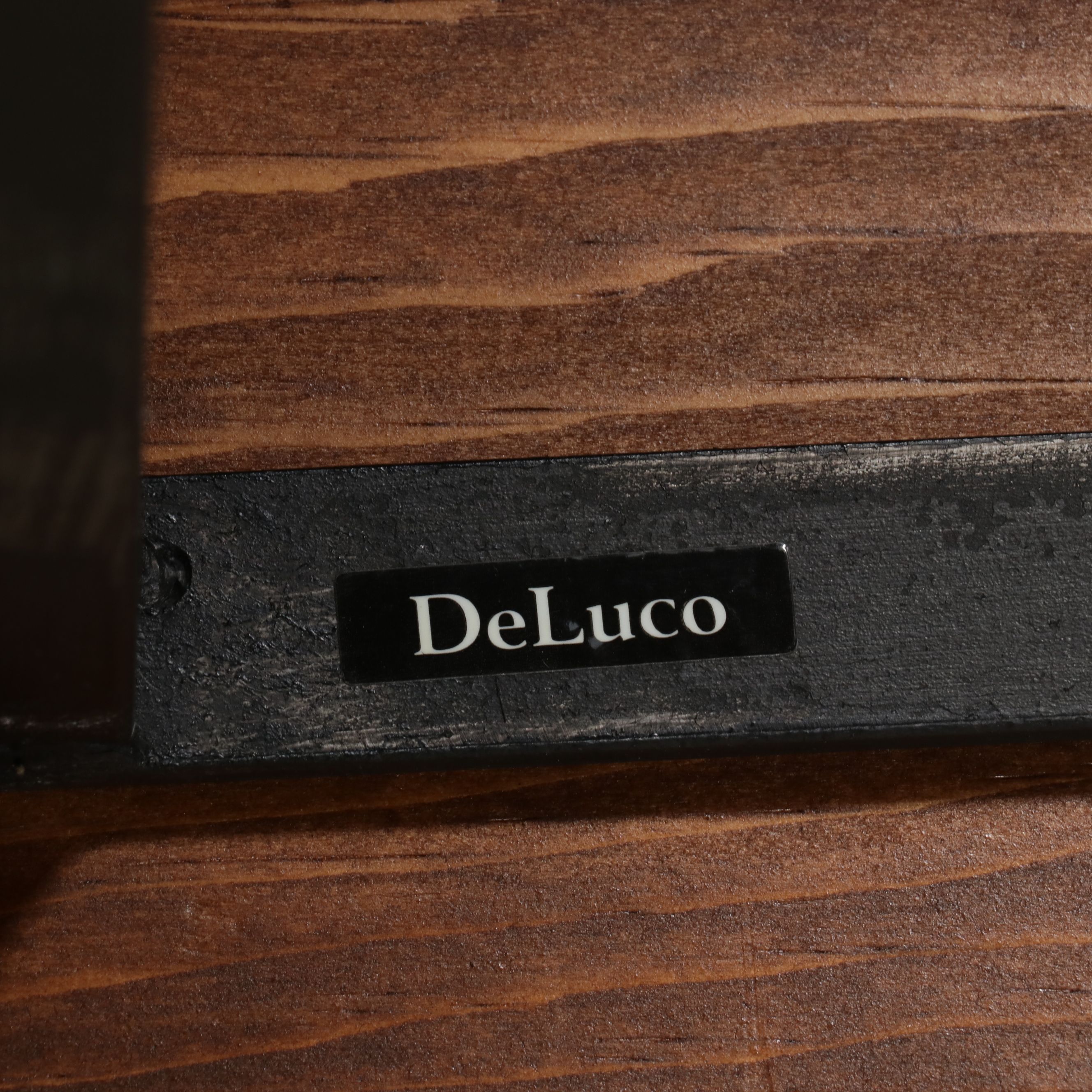 DeLuco Tuscan Style Wood and Wrought Iron Console Table, 21st Century