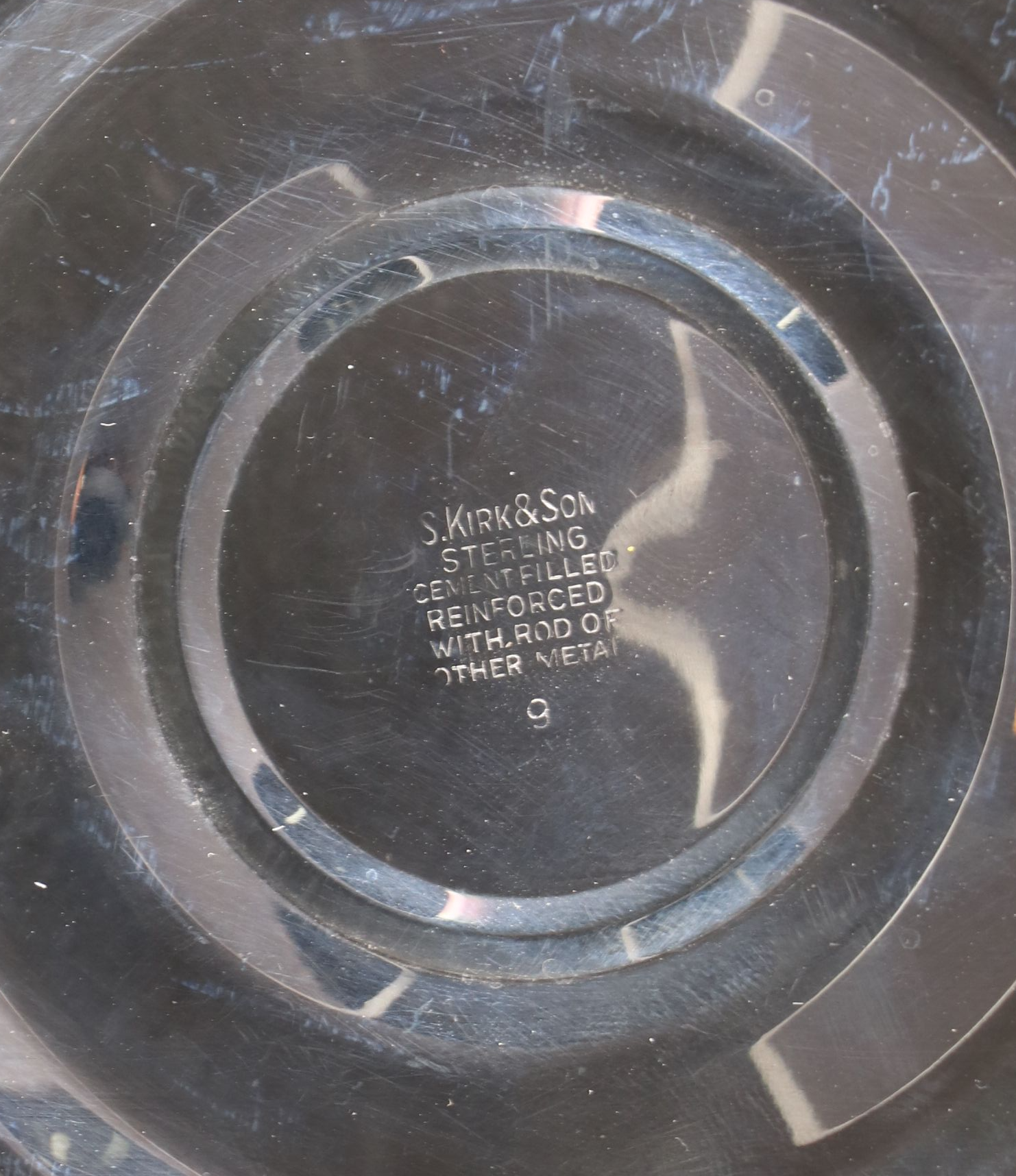 Pair of S. Kirk & Son Weighted Sterling Candelabra with Other Candle Holders