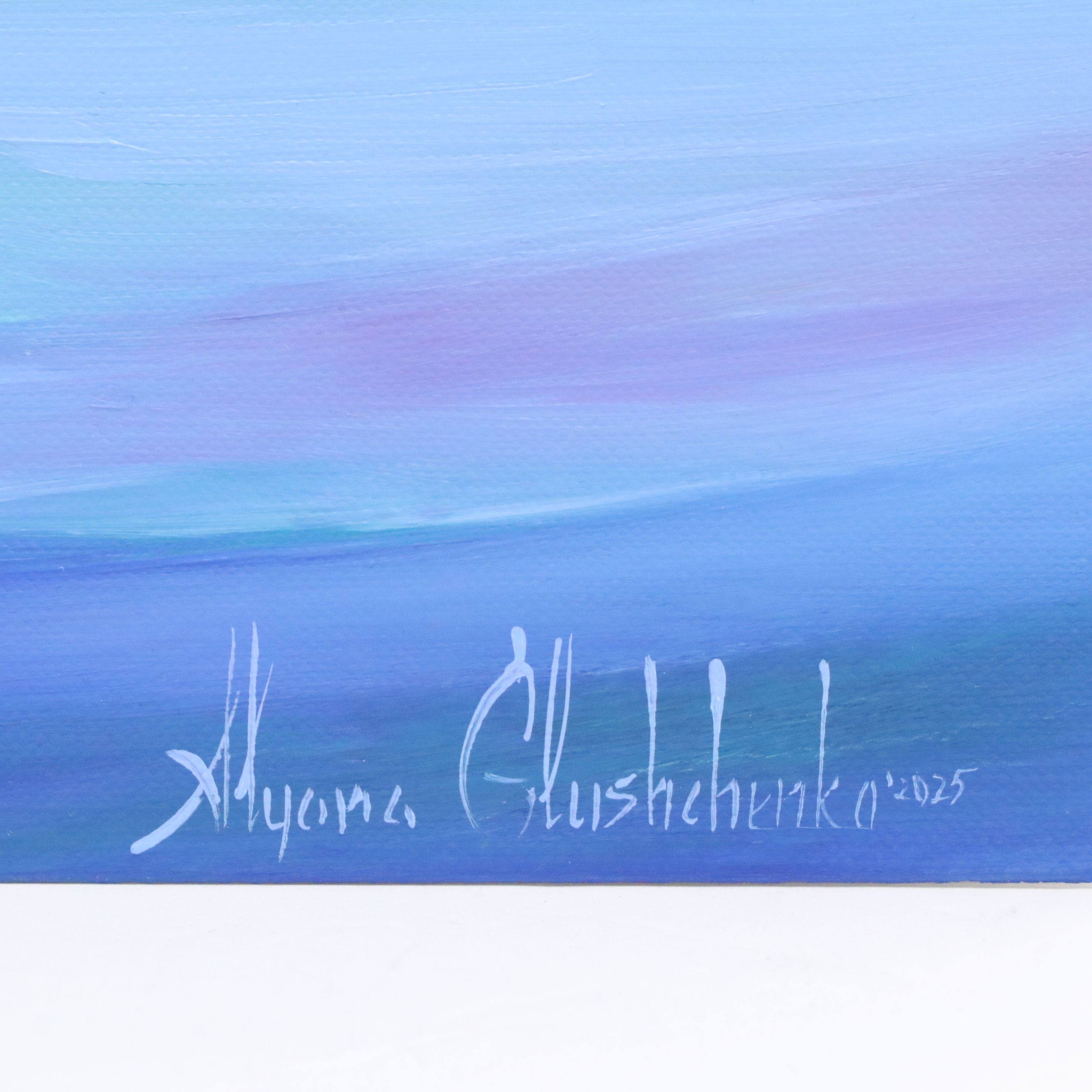Alyona Glushchenko Atmospheric Landscape Oil Painting, 2025
