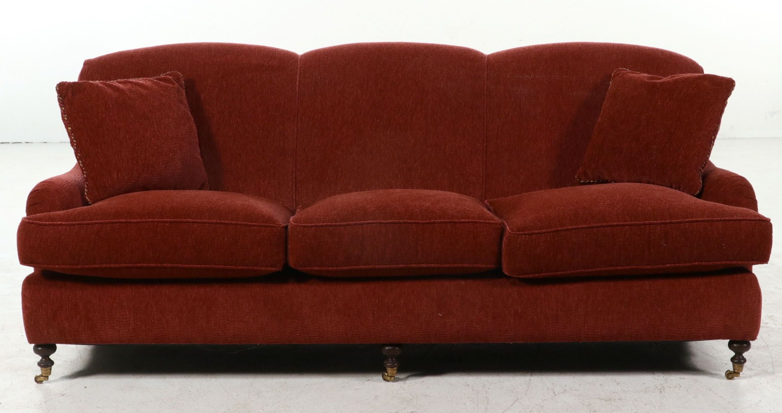 EJ Victor English Style Chenille Sofa, 21st Century