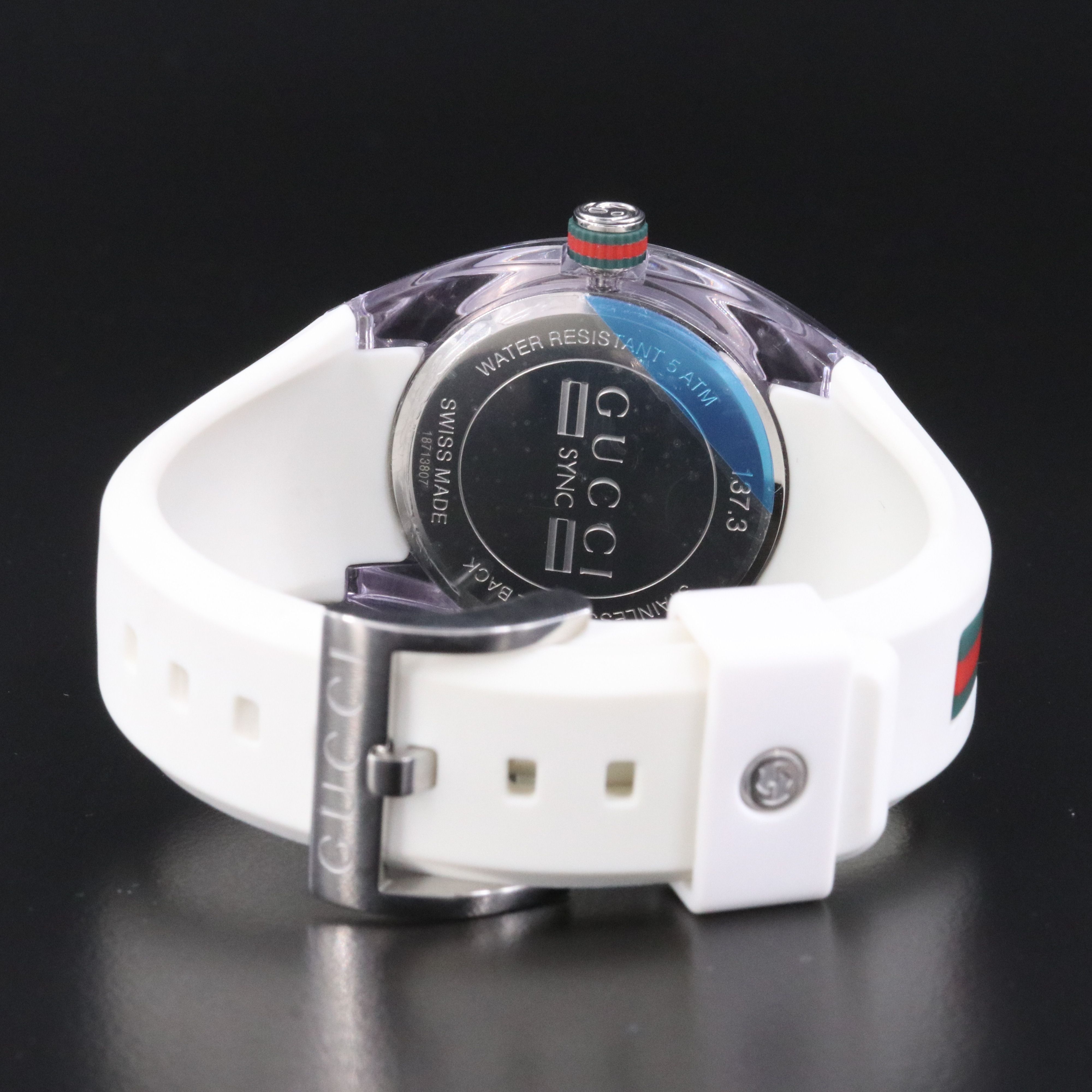 Gucci Sync Sherry Line Silvered Dial Quartz Watch Model #137.3