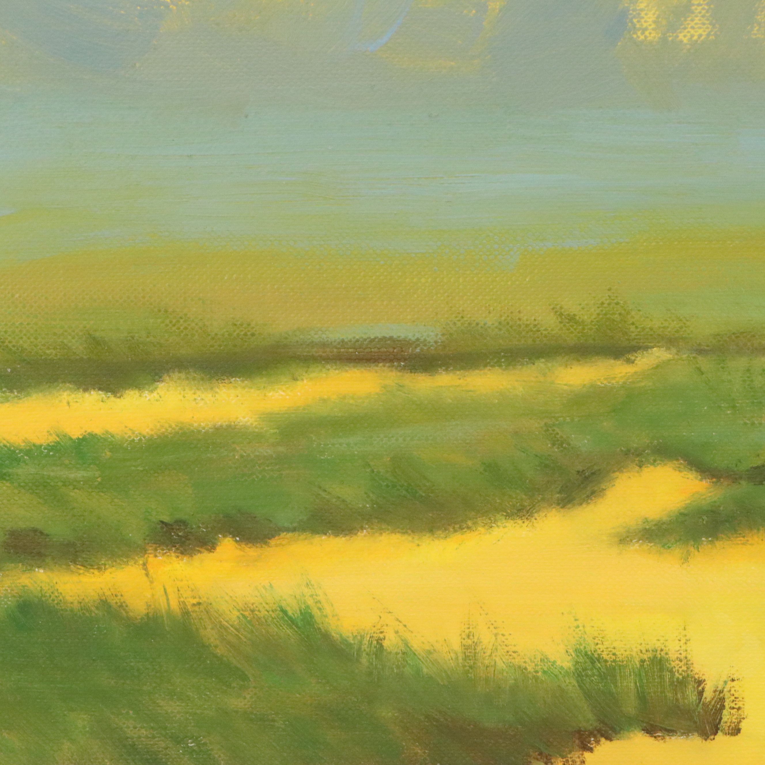 Kathleen Campbell Oil Painting of Marsh Landscape, 2025