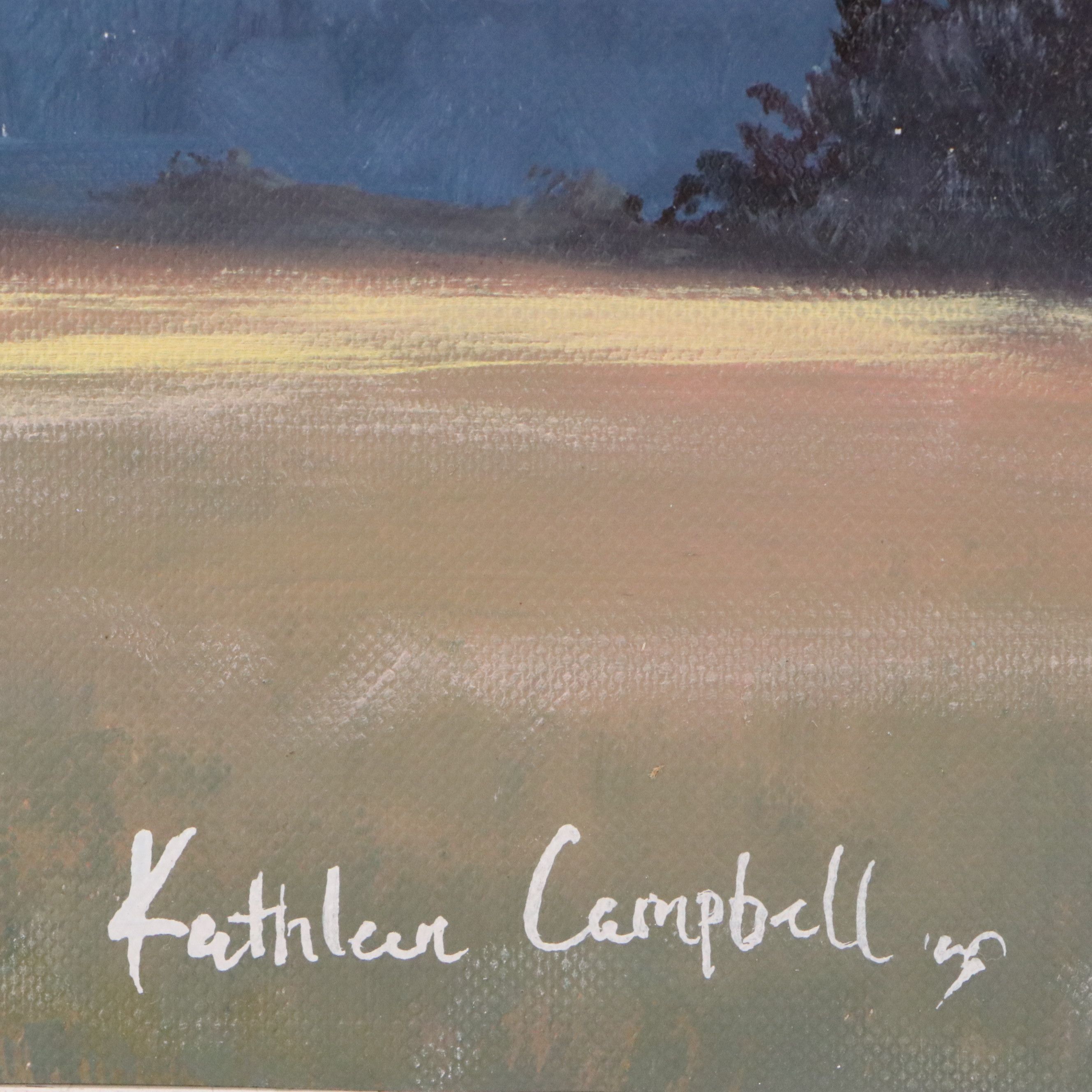 Kathleen Campbell Landscape Oil Painting, 2025