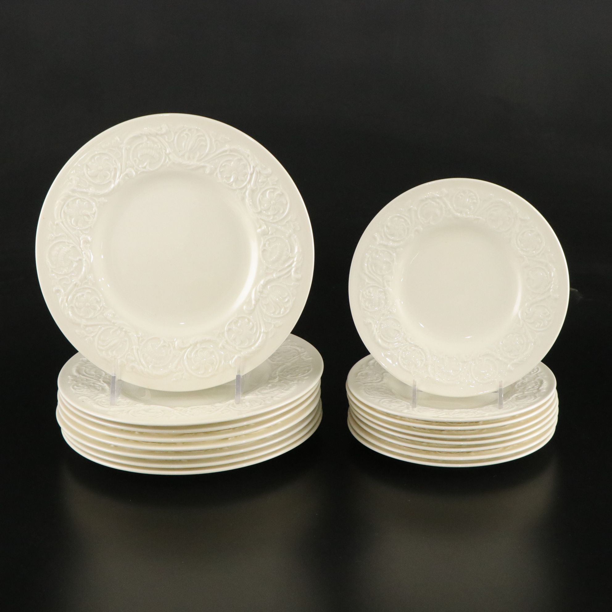 Wedgwood "Patrician" Dinnerware Set for Eight with Serving Pieces